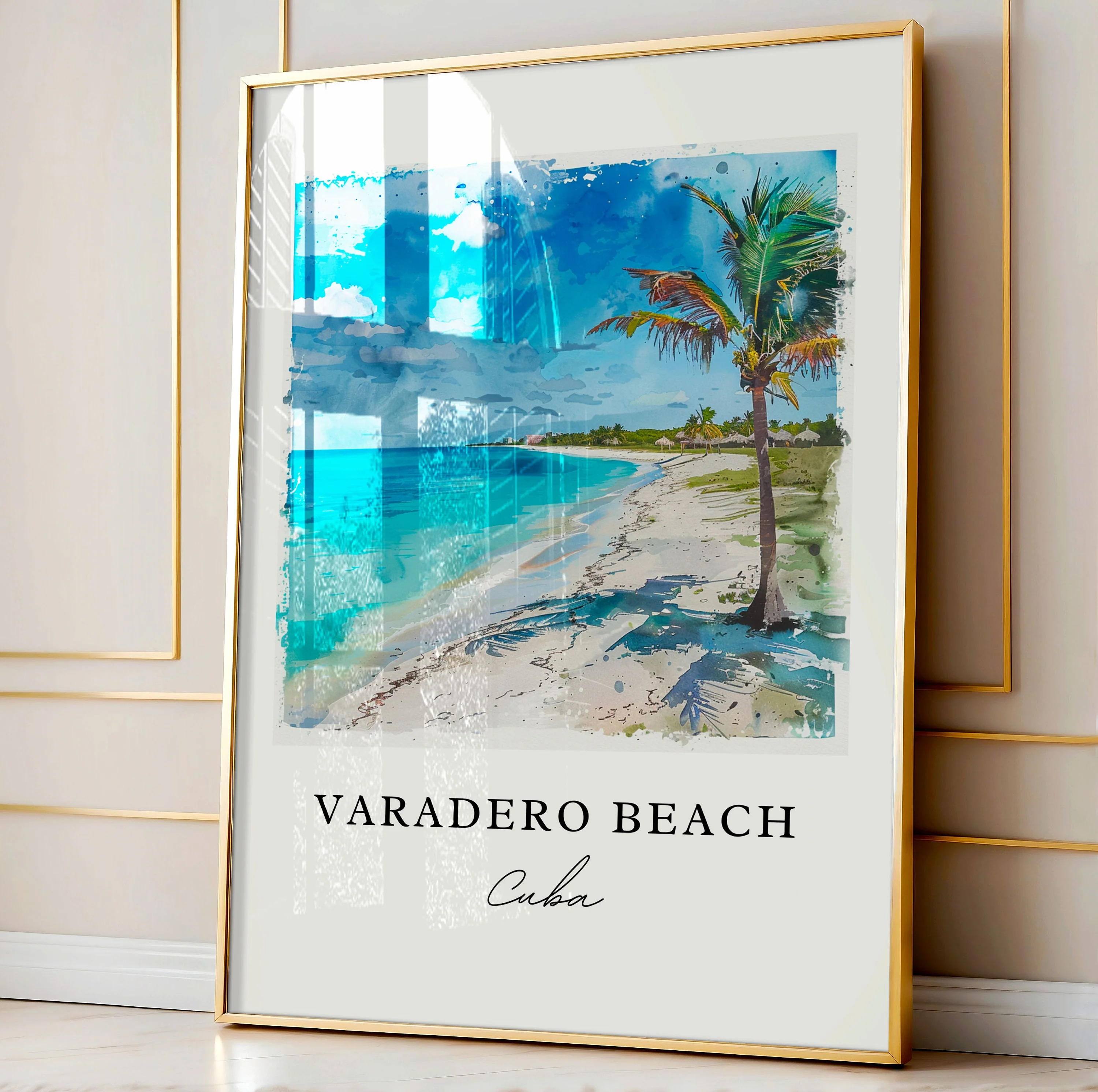 Varadero, Cuba – Watercolor Art Print - Image 5