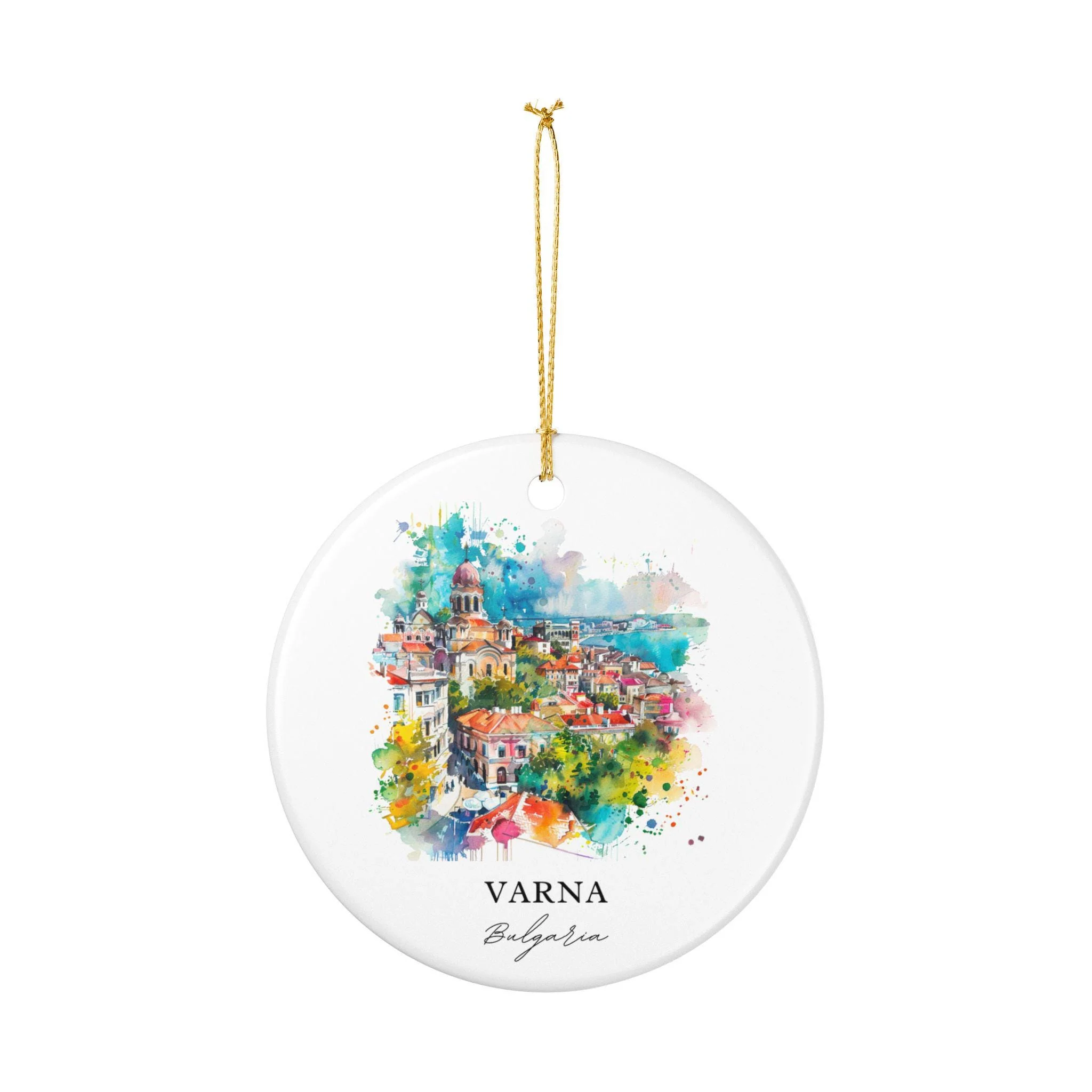 Varna Bulgaria Ornament: Unique Varna Souvenir, Varna Xmas Decor, and Authentic Varna Bulgaria Gift - Image 2