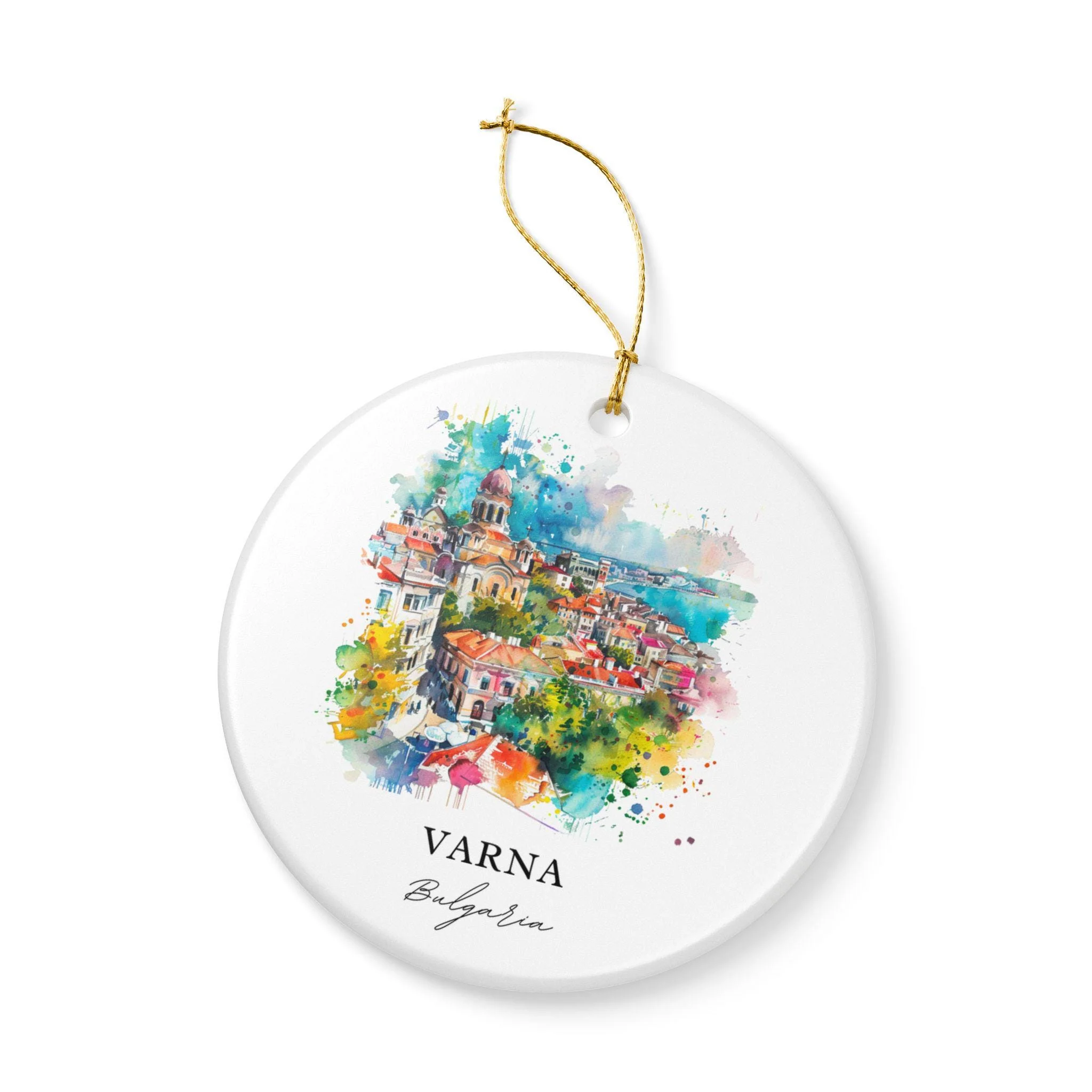 Varna Bulgaria Ornament: Unique Varna Souvenir, Varna Xmas Decor, and Authentic Varna Bulgaria Gift - Image 3