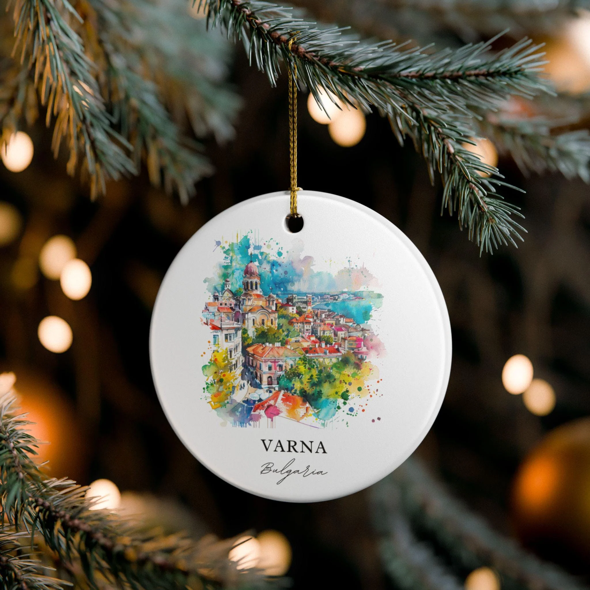 Varna Bulgaria Ornament: Unique Varna Souvenir, Varna Xmas Decor, and Authentic Varna Bulgaria Gift - Image 4