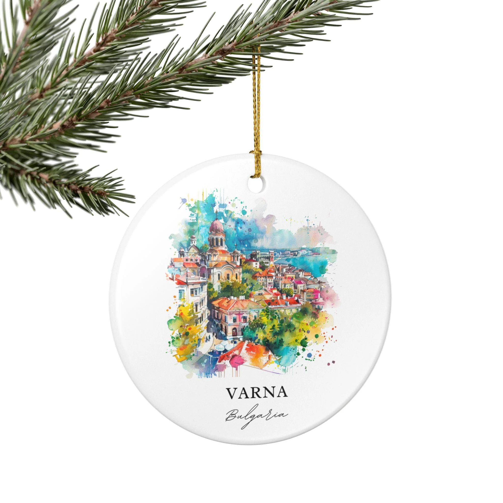 Varna Bulgaria Ornament: Unique Varna Souvenir, Varna Xmas Decor, and Authentic Varna Bulgaria Gift - Image 5