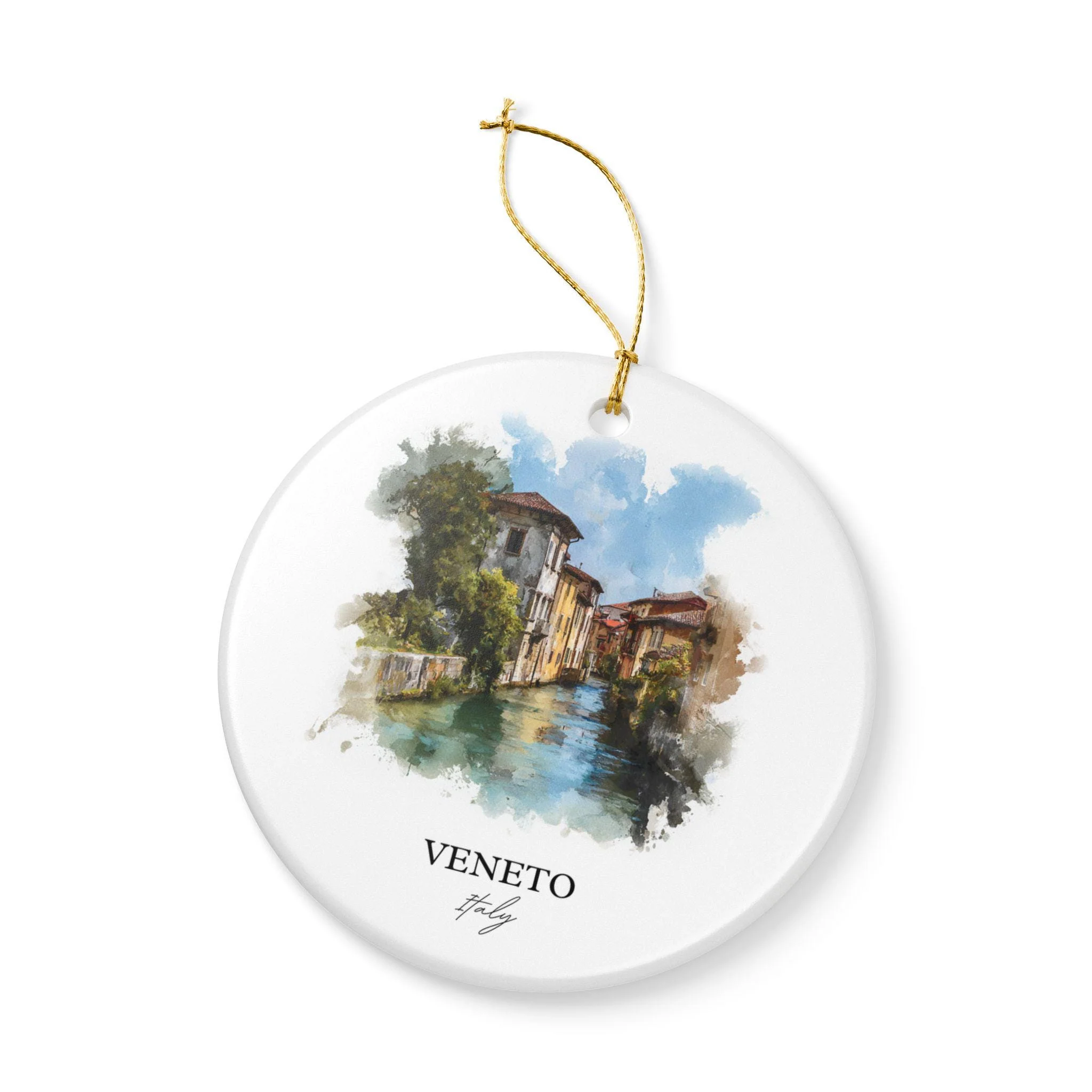 Veneto Italy Ornament: Unique Veneto Italy Souvenir, Italy Xmas Decor, and Authentic Veneto Italy Gift - Image 3