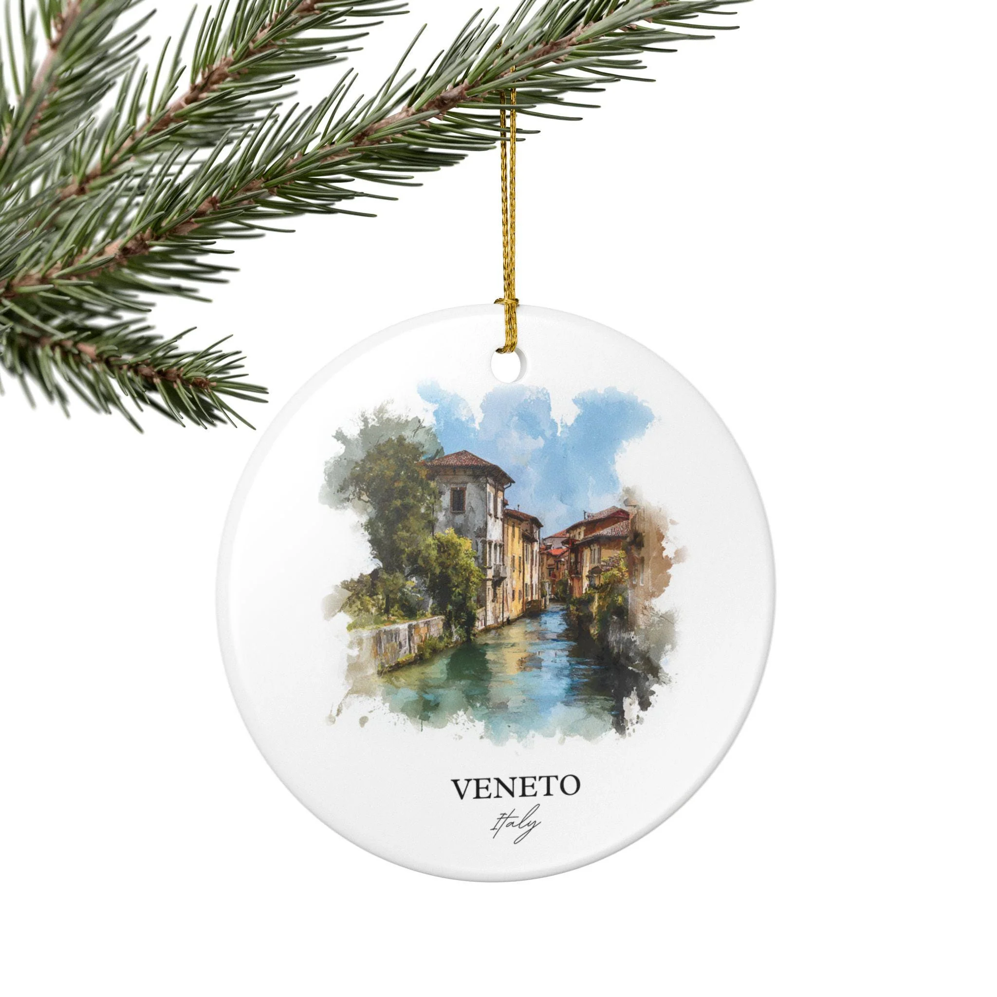 Veneto Italy Ornament: Unique Veneto Italy Souvenir, Italy Xmas Decor, and Authentic Veneto Italy Gift - Image 5
