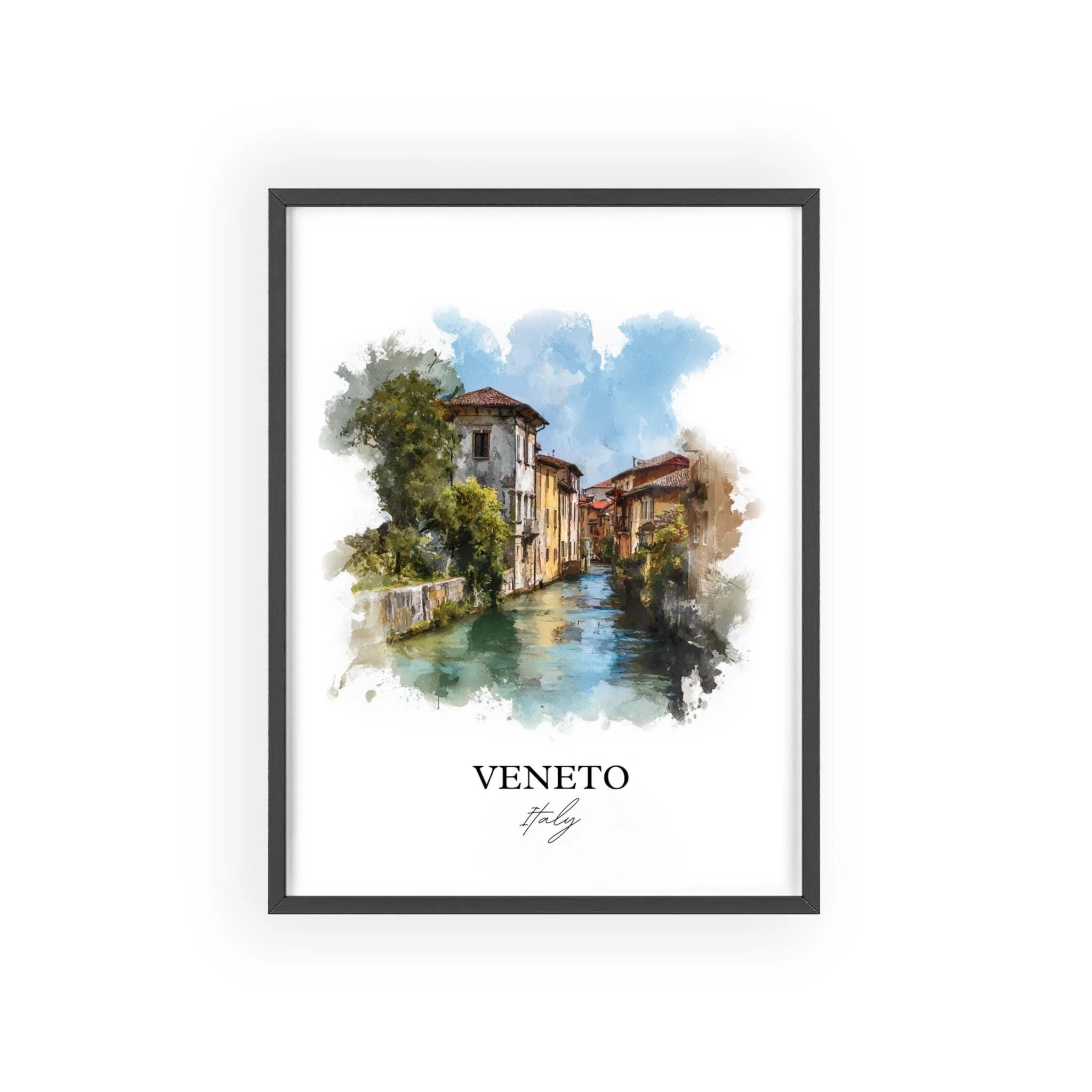 Veneto, Italy – Watercolor Art Print - Image 7