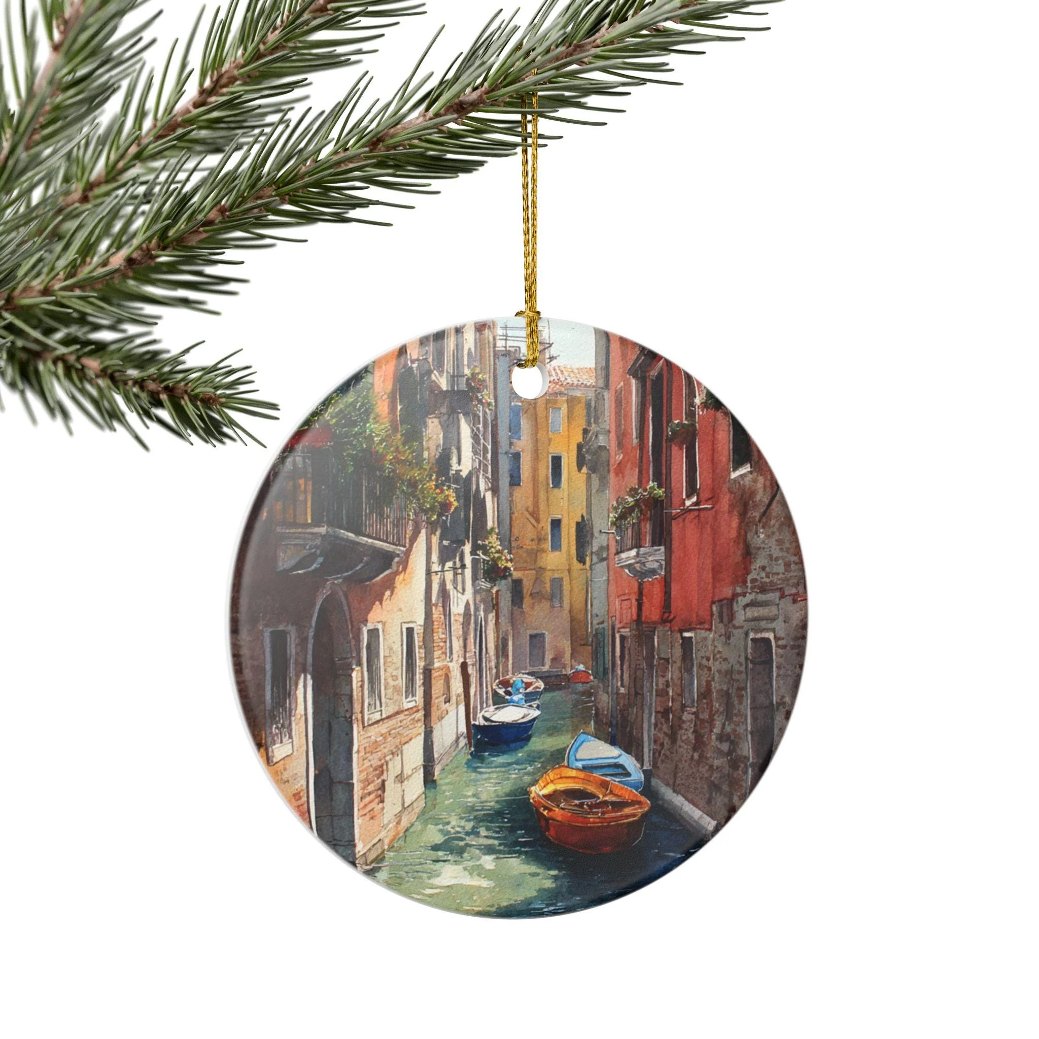 Venice IT Ornament: Unique Venice Souvenir, Venice Xmas Decor, and Authentic Venice Canals Gift - Image 6