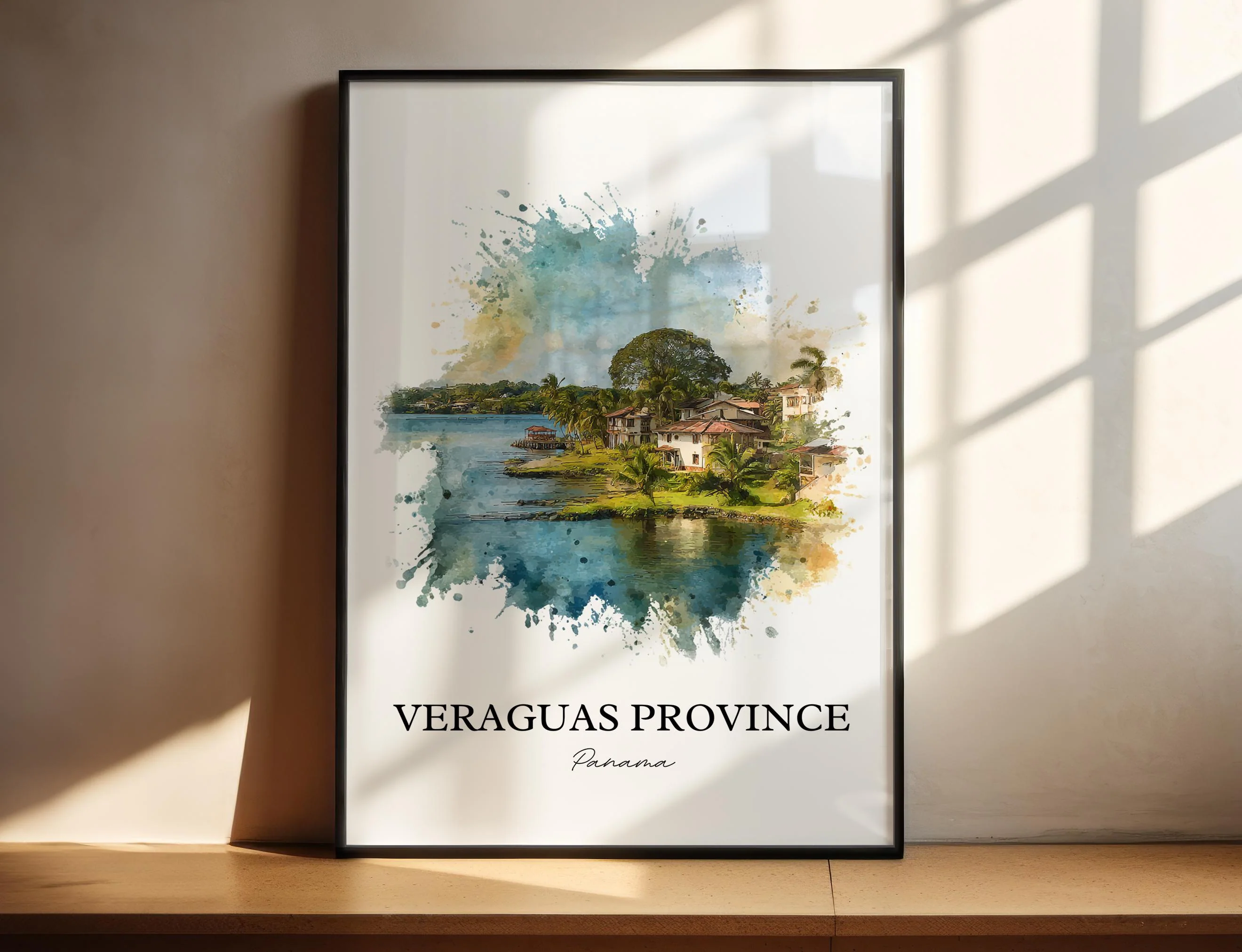Veraguas, Panama – Watercolor Art Print