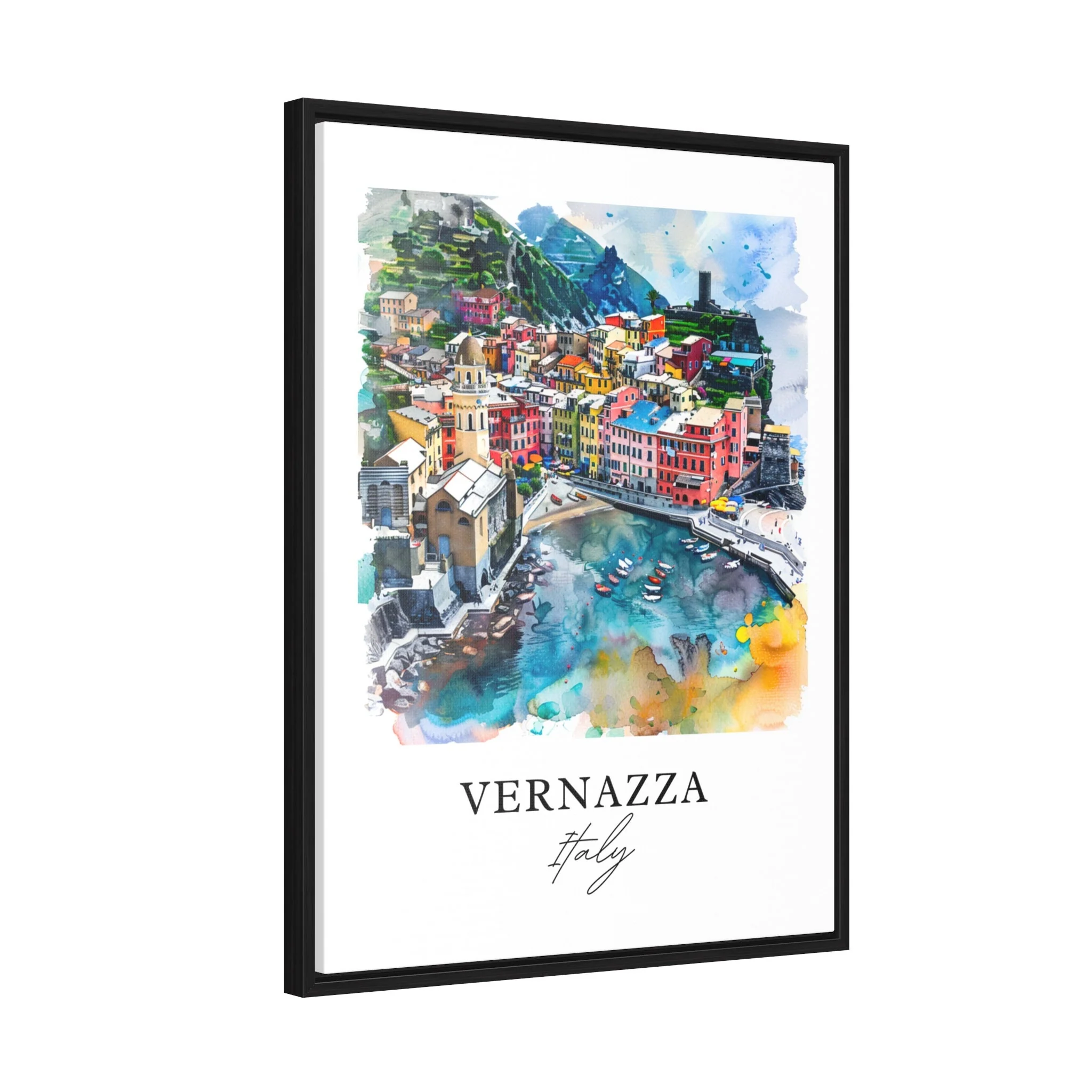 Vernazza, Italy – Watercolor Art Print - Image 6