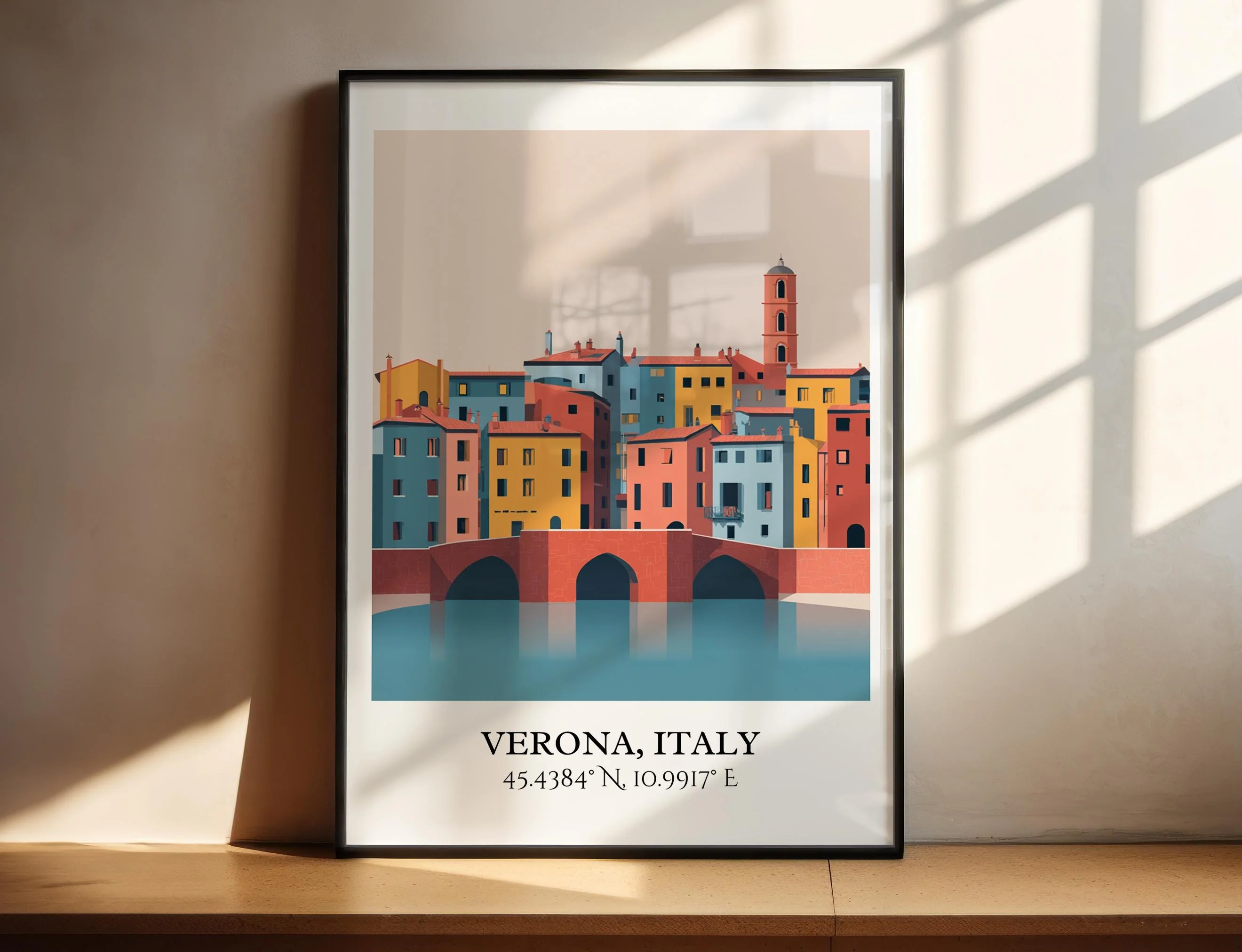 Verona, Italy – Watercolor Art Print