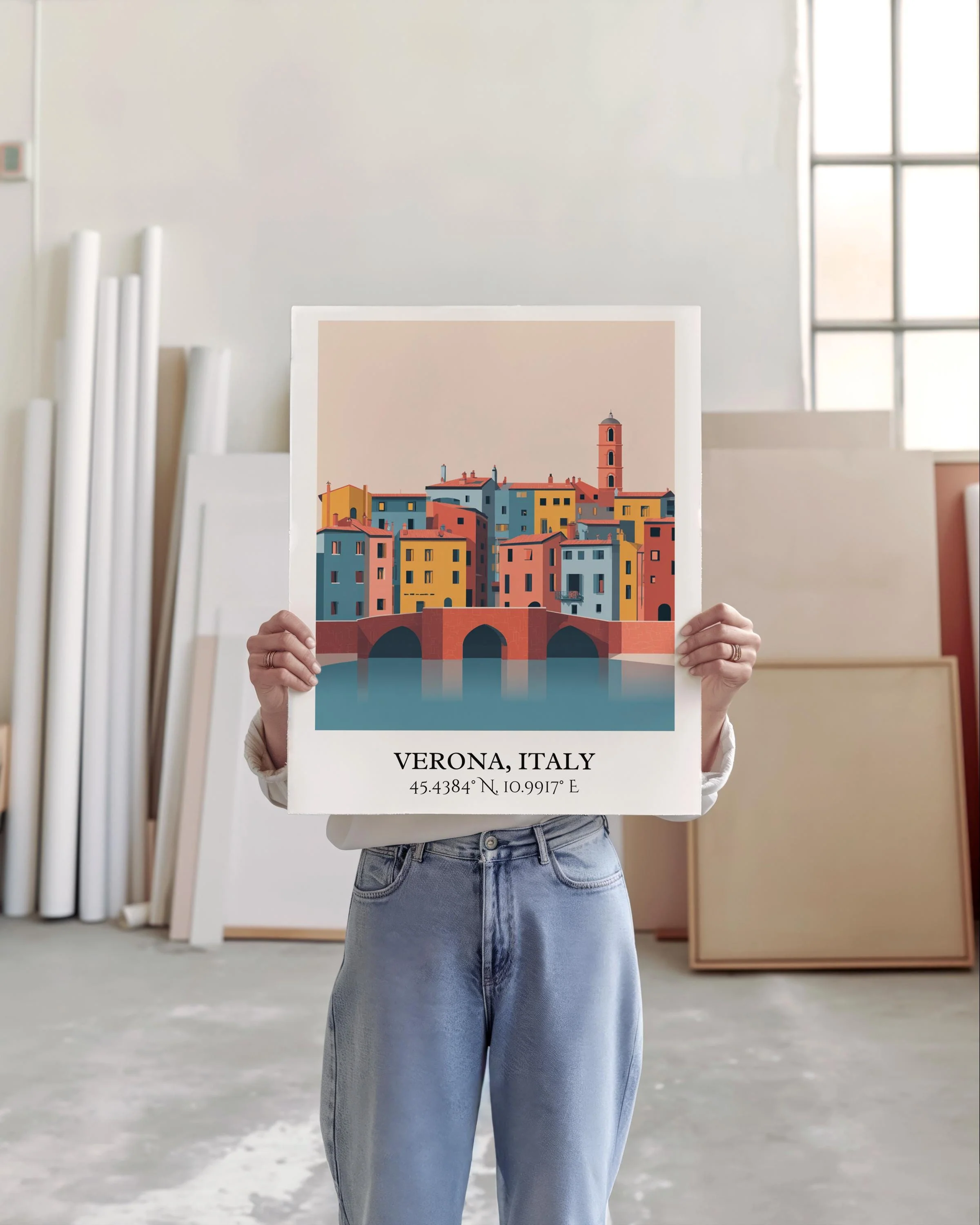 Verona, Italy – Watercolor Art Print - Image 5