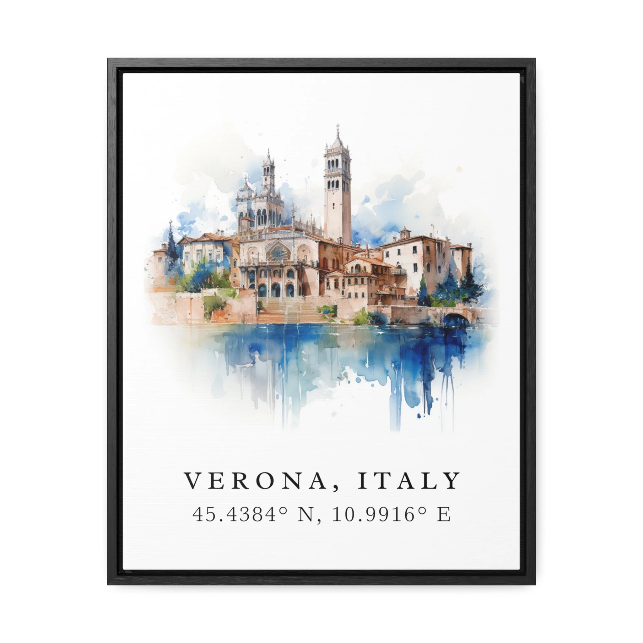Verona, Italy – Watercolor Art Print - Image 6