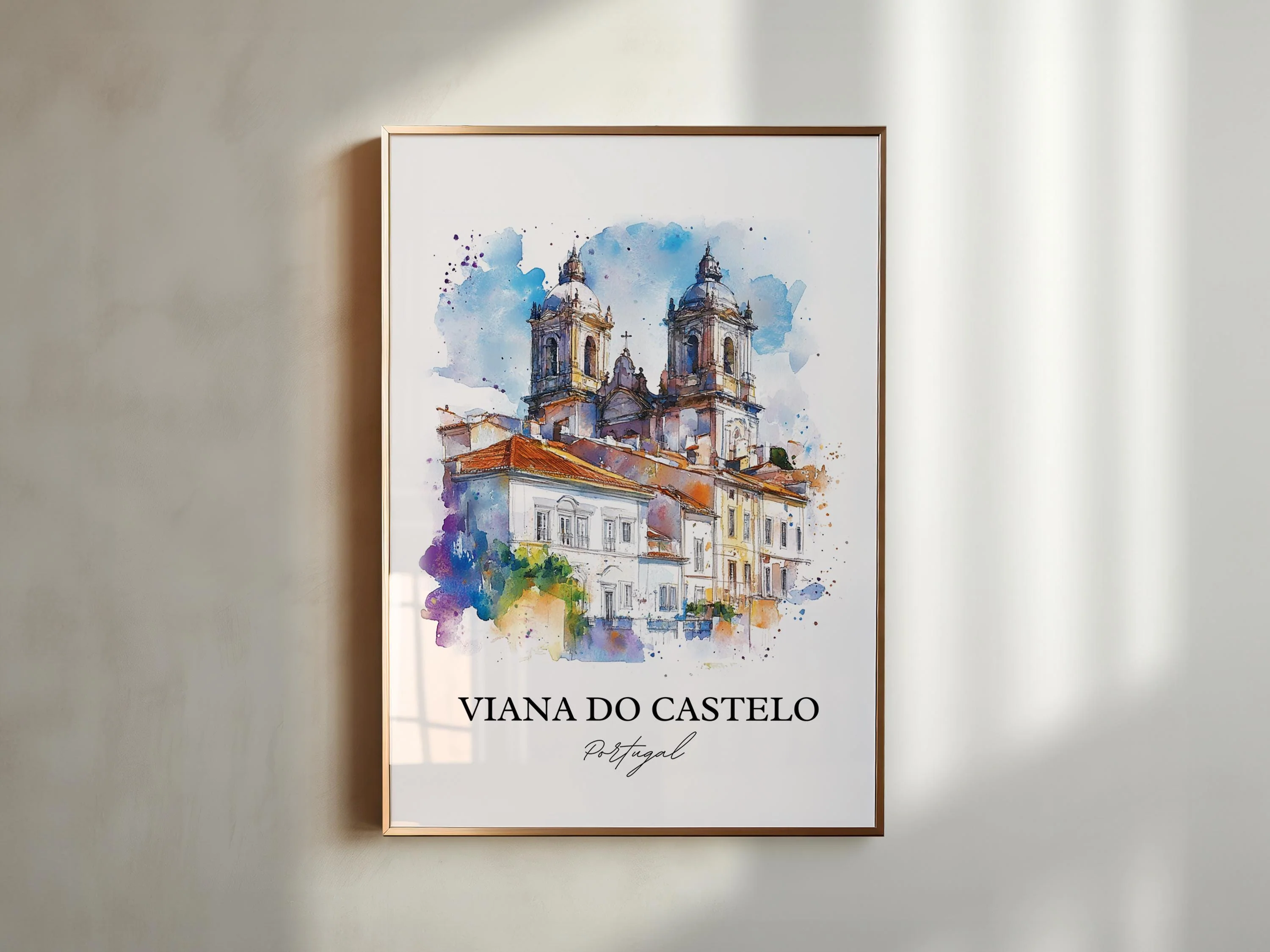 Viana Do Castelo, Portugal – Watercolor Art Print - Image 3