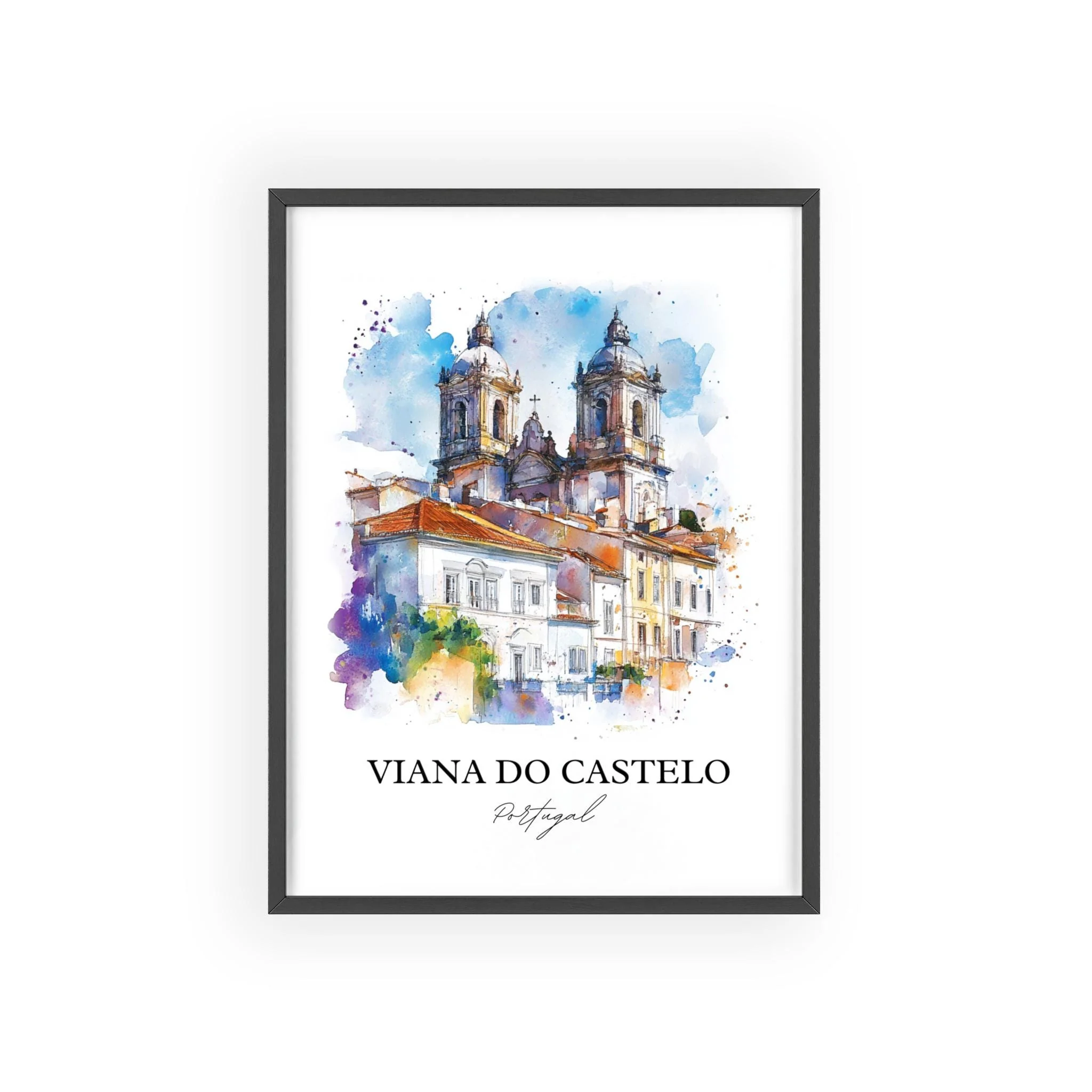 Viana Do Castelo, Portugal – Watercolor Art Print - Image 7