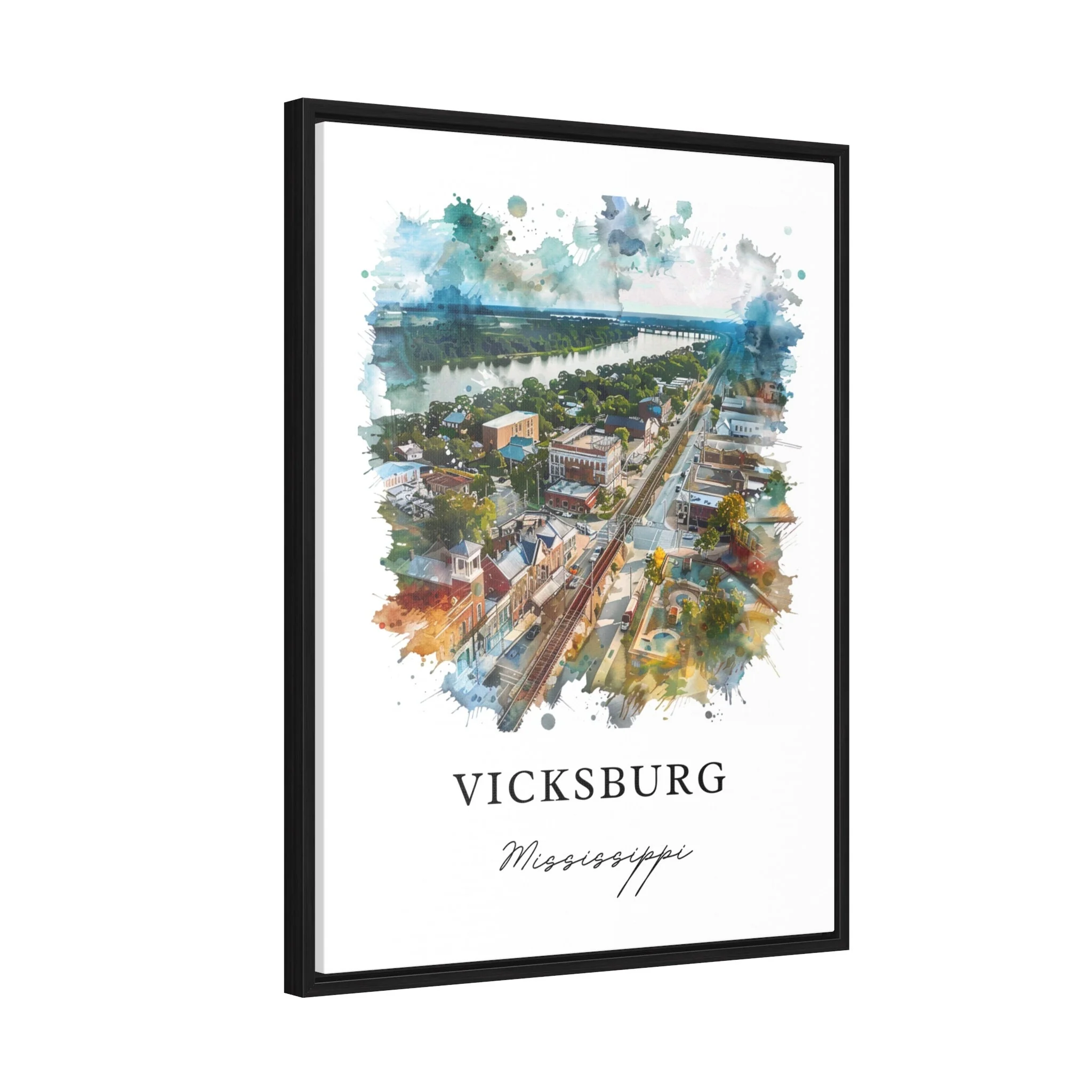 Vicksburg, Mississippi – Watercolor Art Print - Image 6