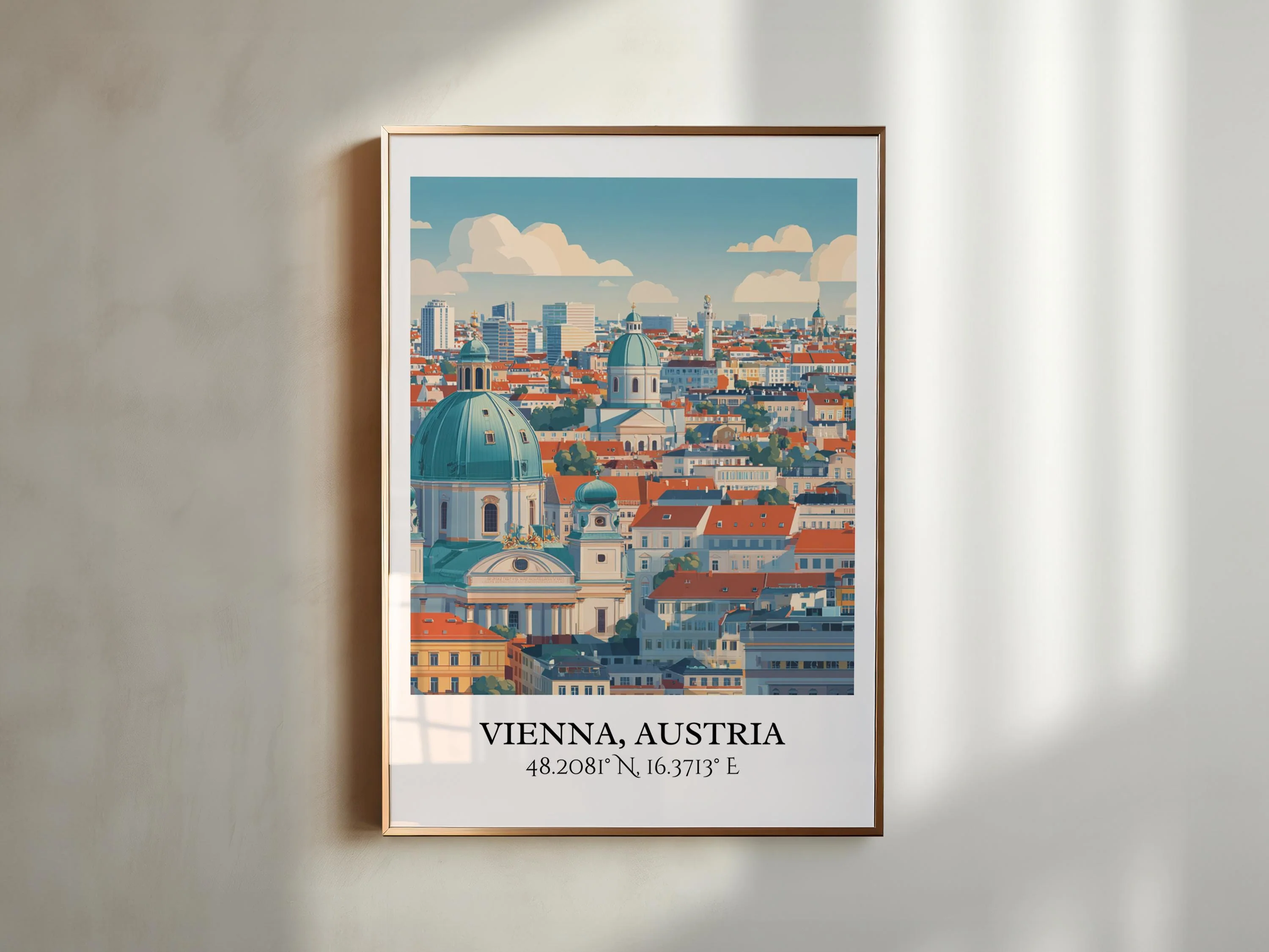Vienna, Austria – Watercolor Art Print - Image 5