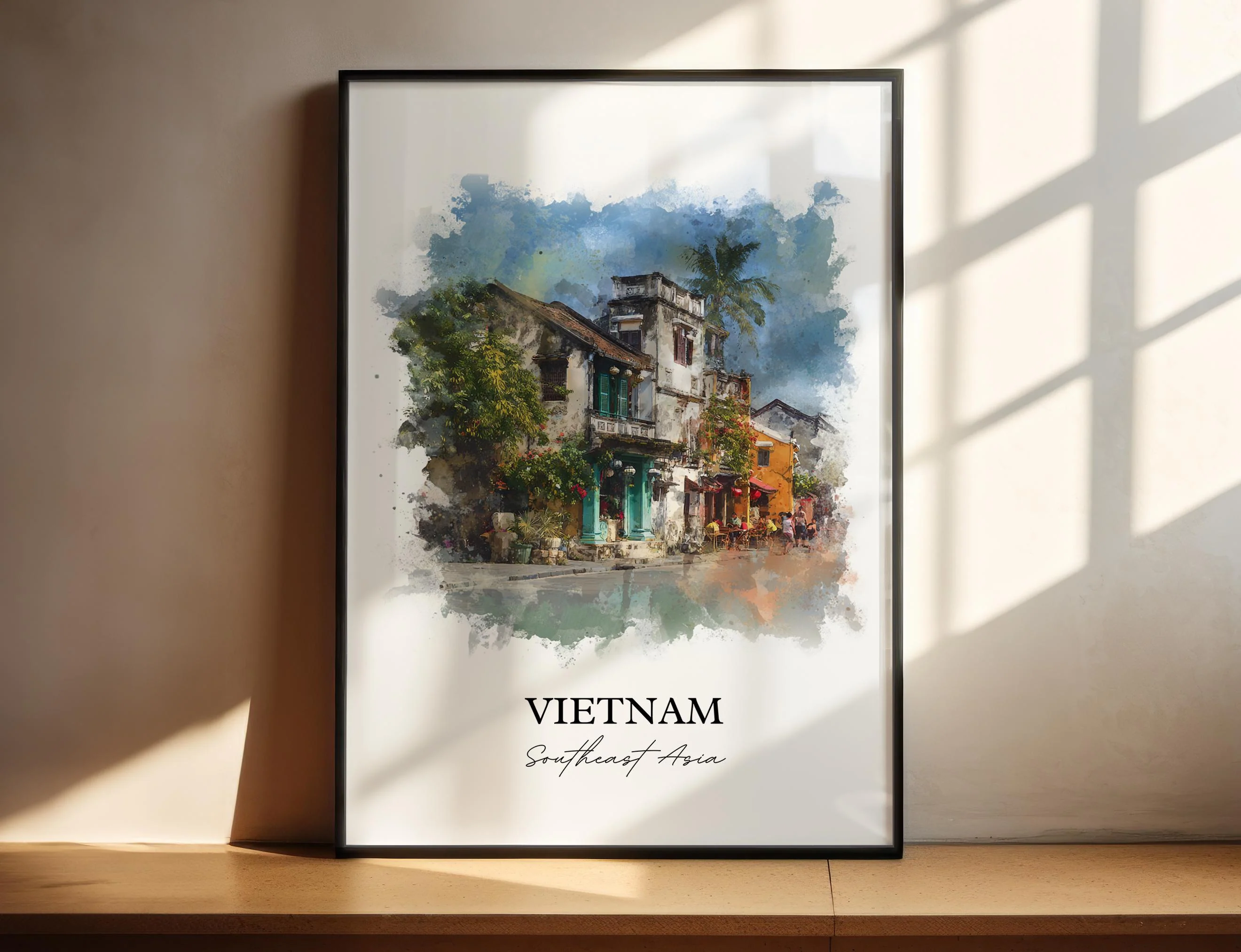 Vietnam, Vietnam – Watercolor Art Print