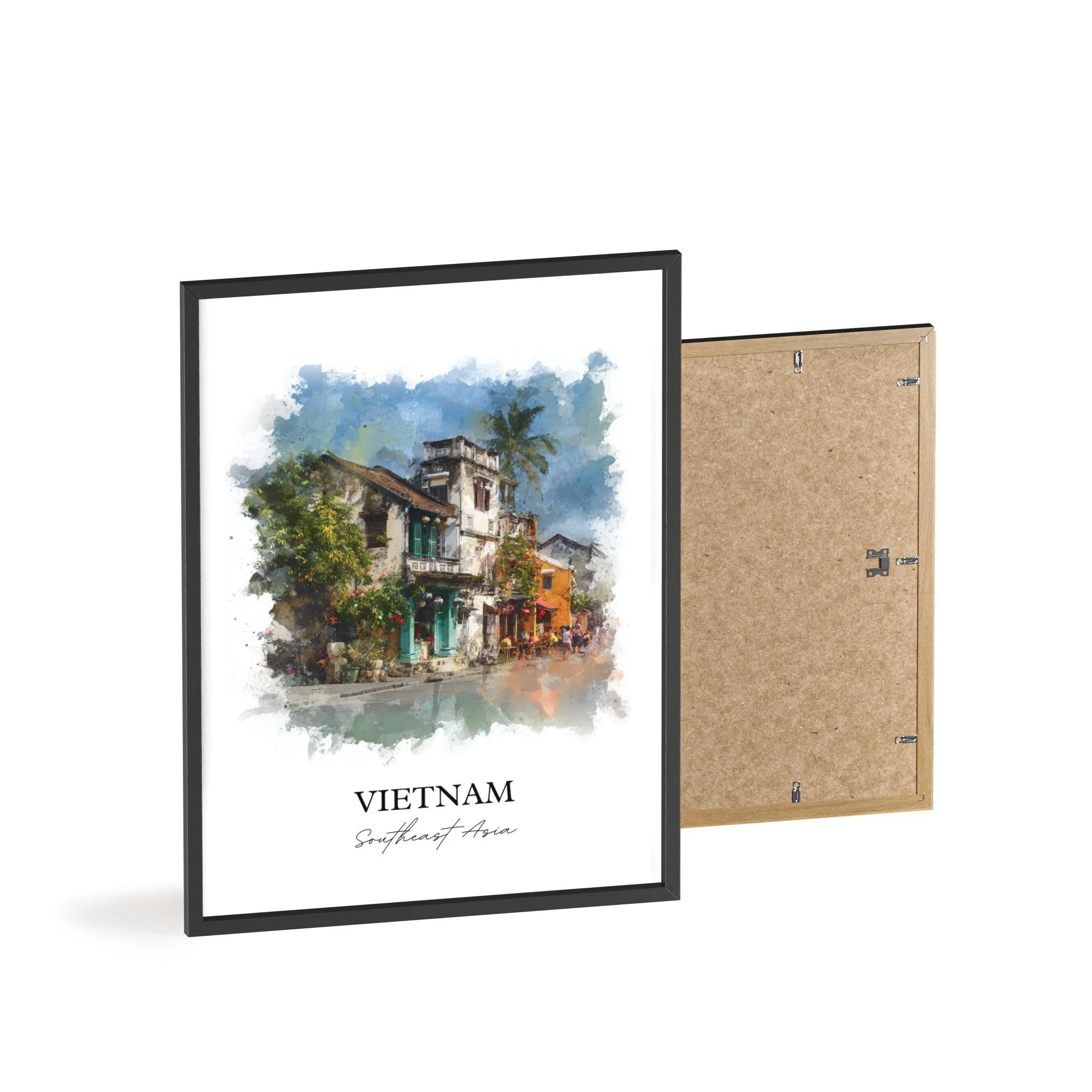 Vietnam, Vietnam – Watercolor Art Print - Image 8