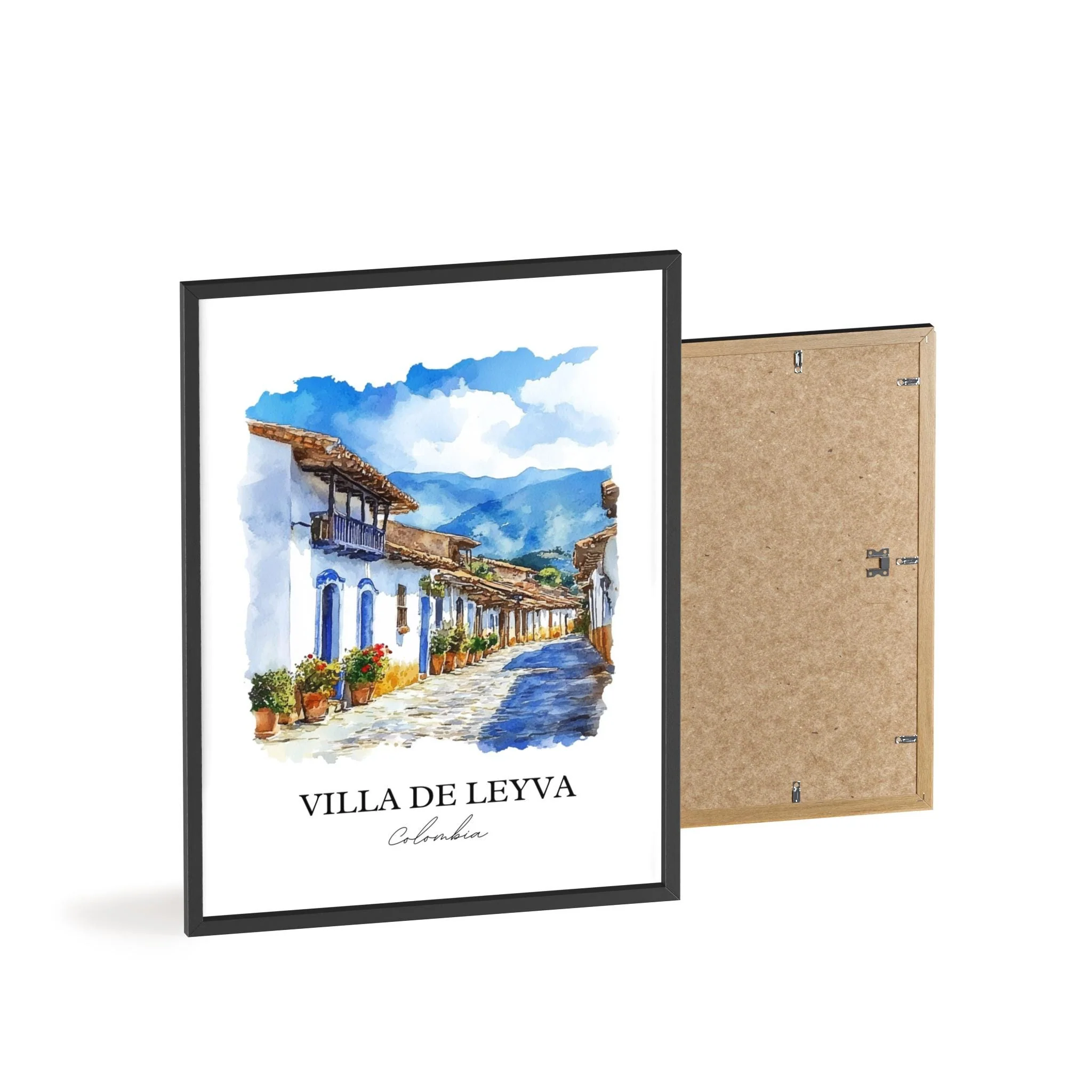 Villa de Leyva, Colombia – Watercolor Art Print - Image 8