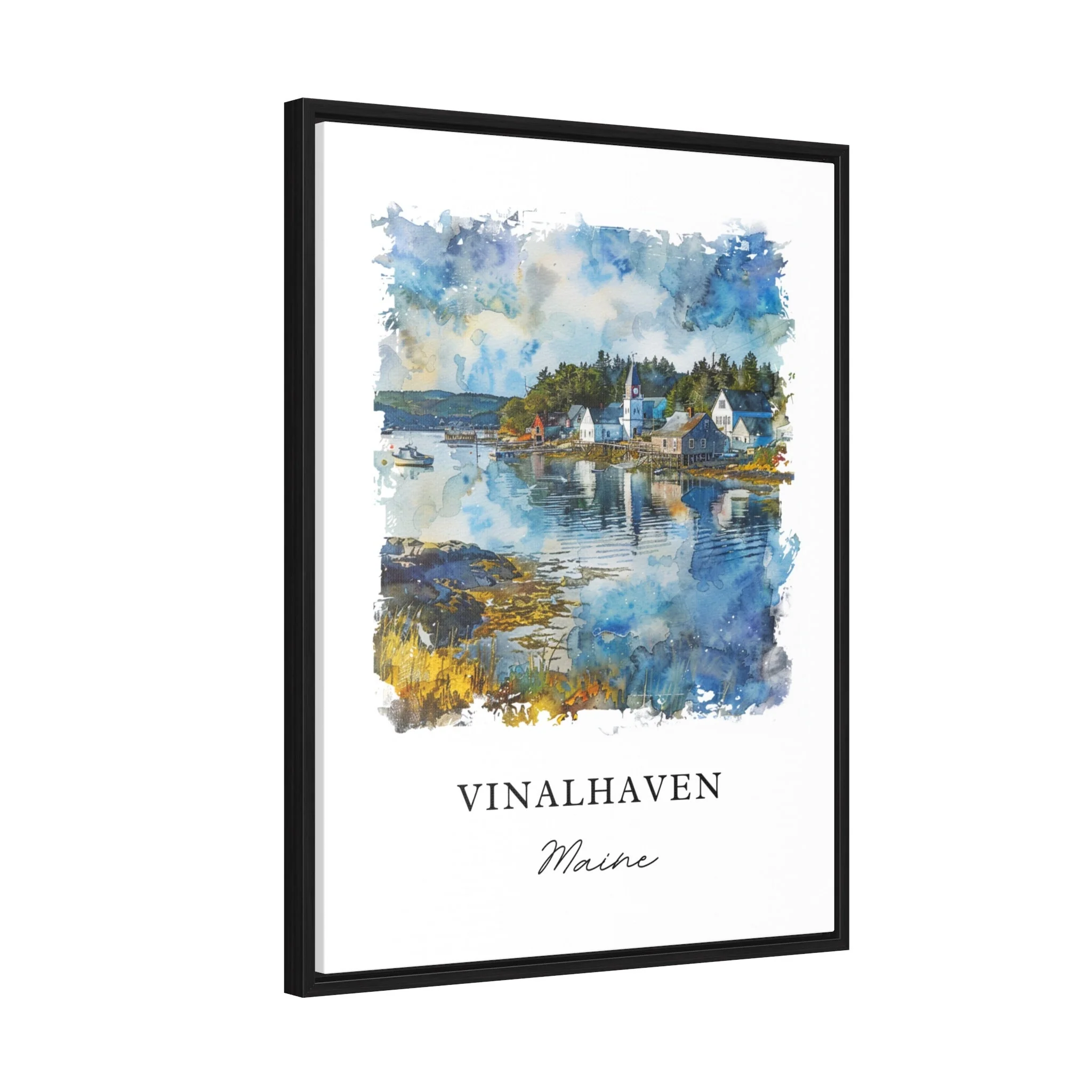 Vinalhaven, ME, USA – Watercolor Art Print - Image 6