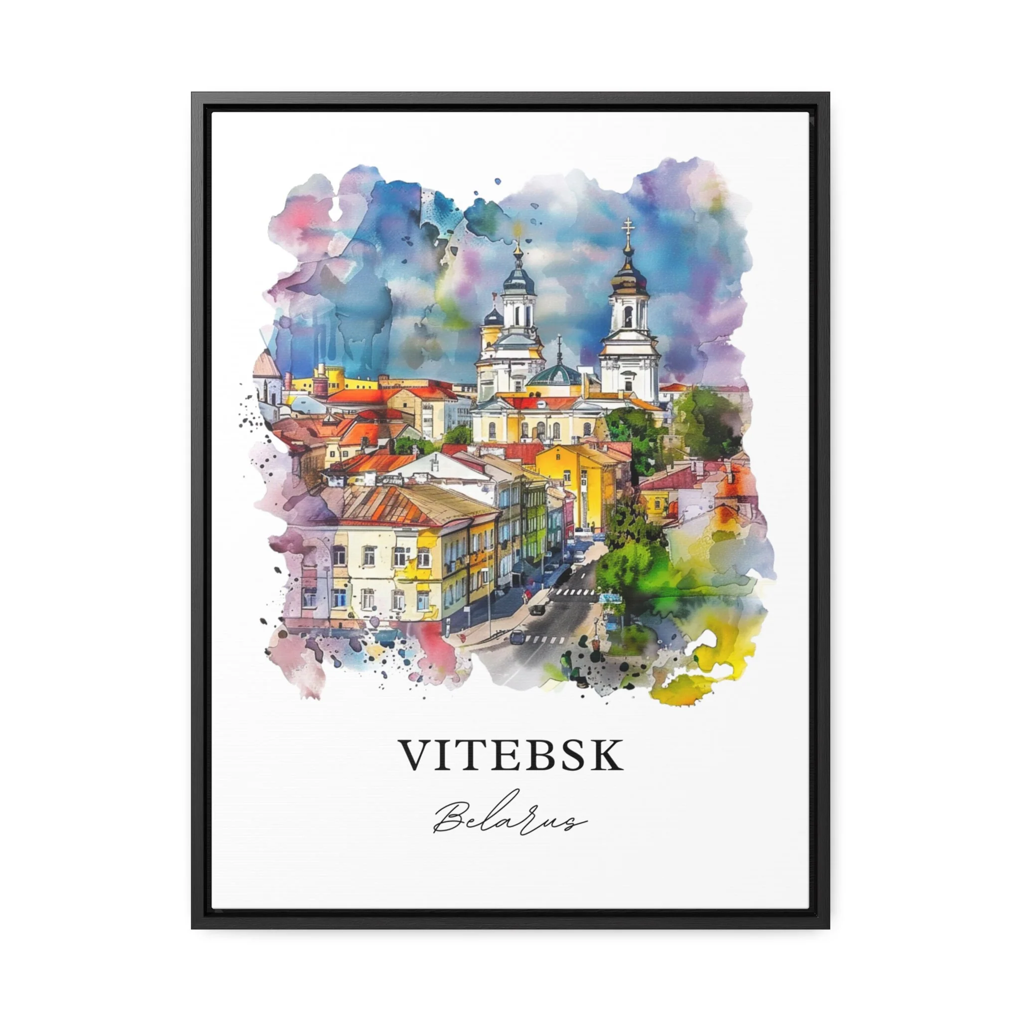 Vitebsk, Belarus – Watercolor Art Print - Image 5