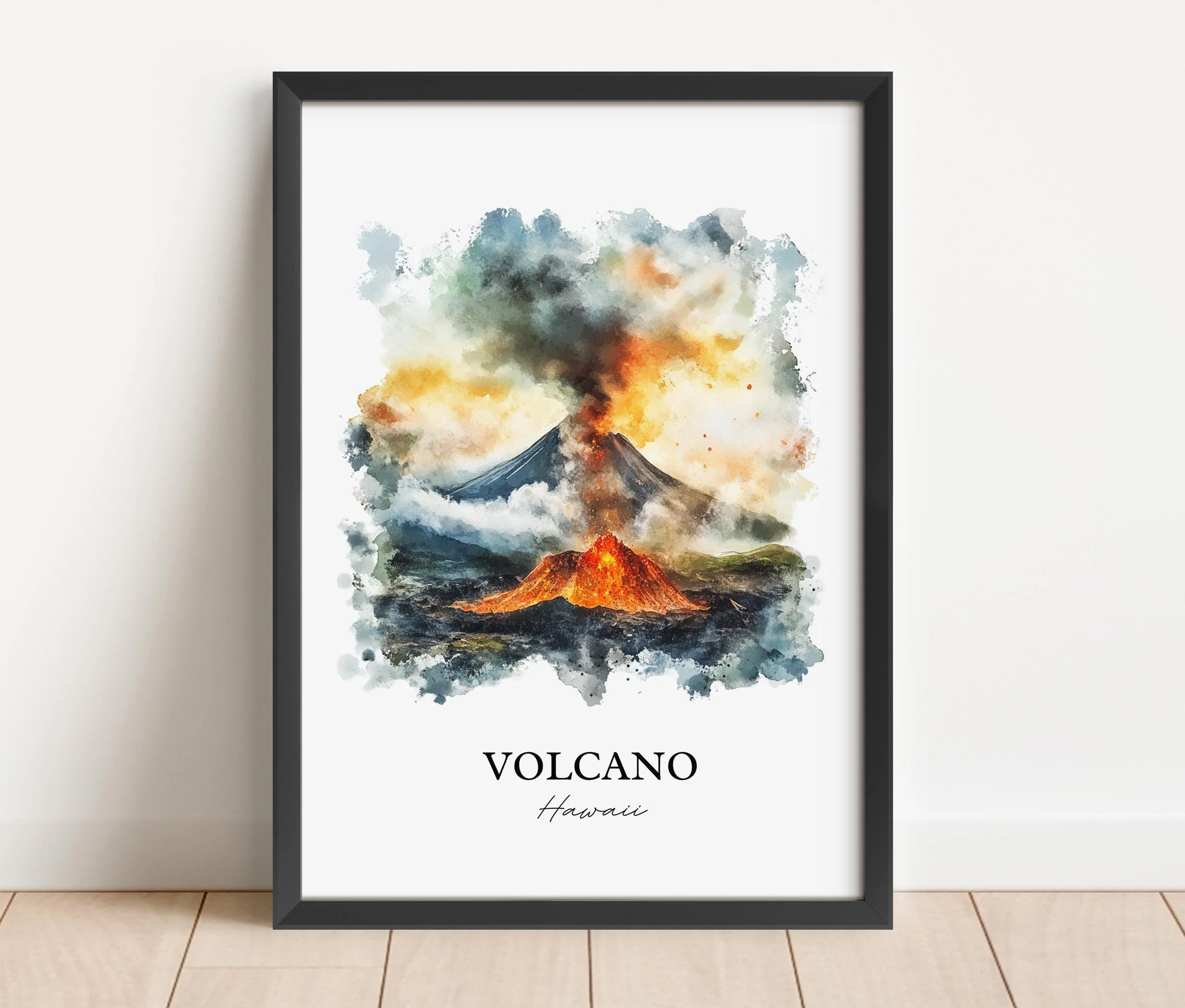 Volcano Village, Hawaii – Watercolor Art Print - Image 6