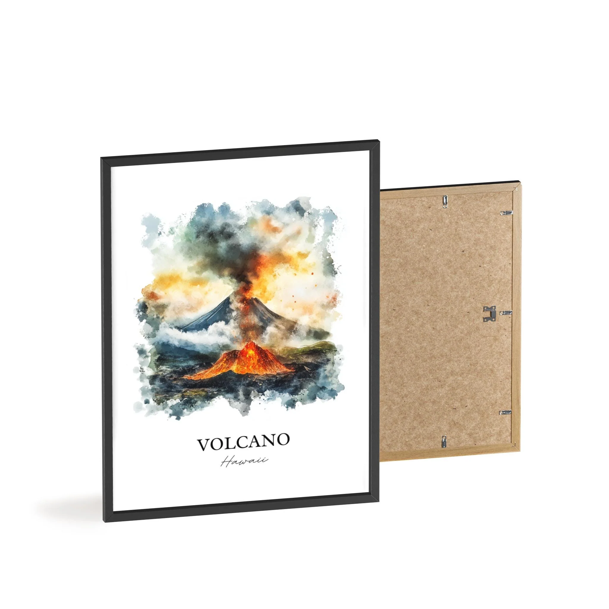 Volcano Village, Hawaii – Watercolor Art Print - Image 8