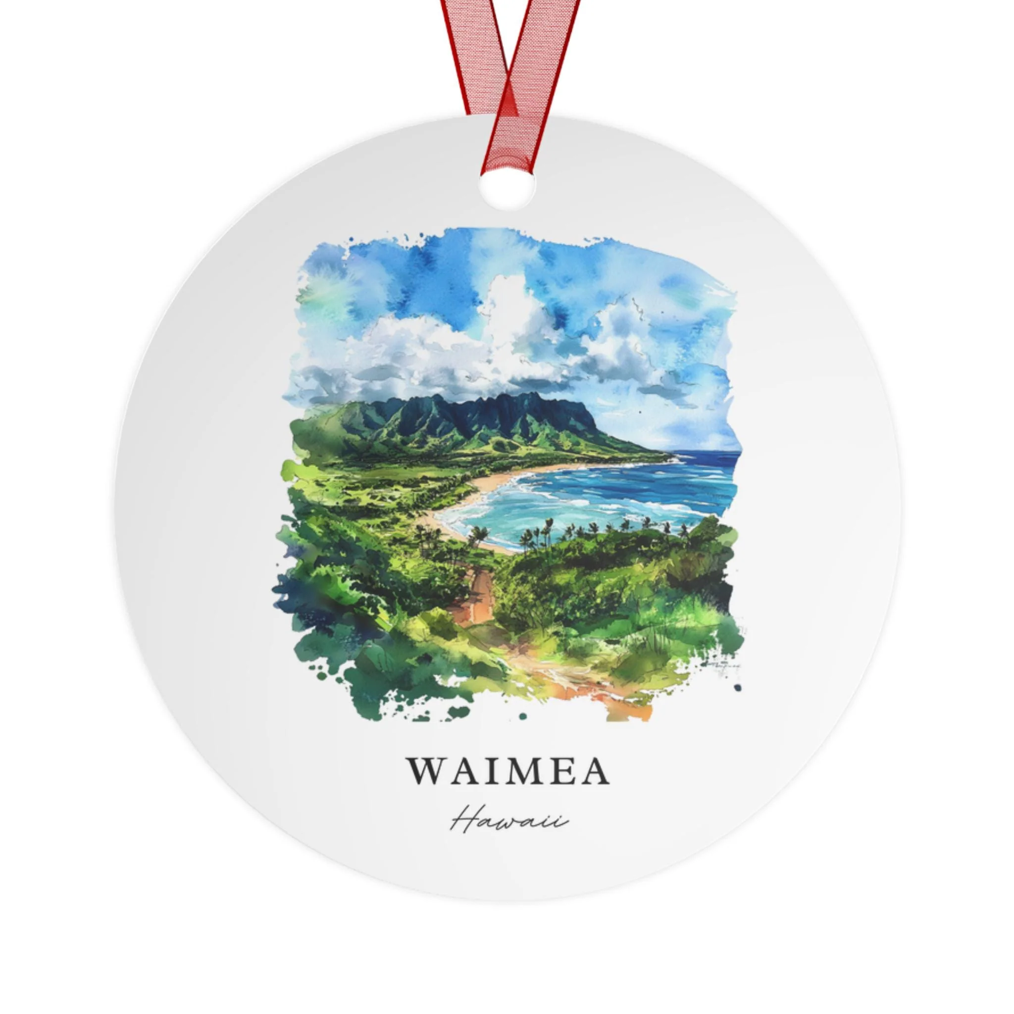 Waimea Hawaii Ornament: Unique Waimea Souvenir, Waimea Xmas Decor, and Authentic Hawaii Gift - Image 2