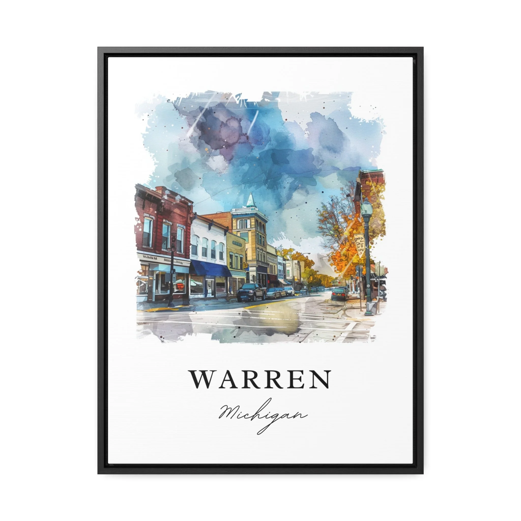 Warren, Ohio – Watercolor Art Print - Image 6