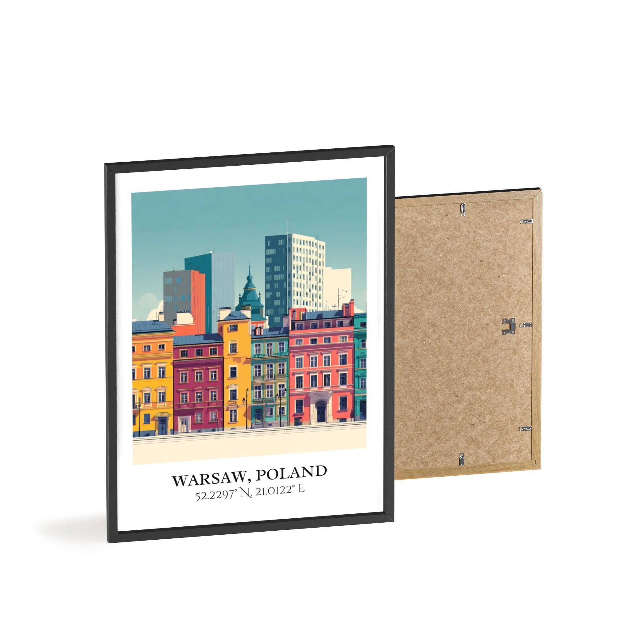 Warsaw, Poland – Watercolor Art Print - Image 8
