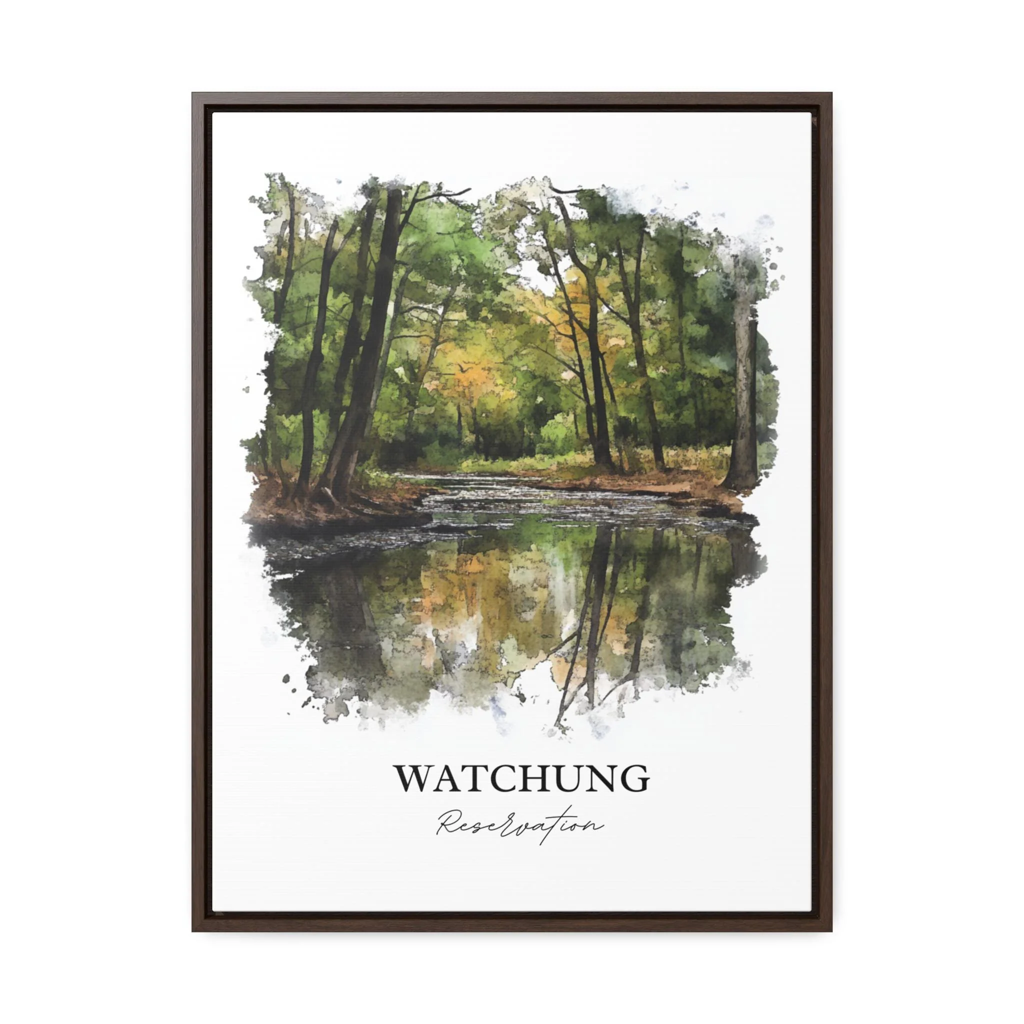 Watchung Reservation, USA – Watercolor Art Print - Image 7