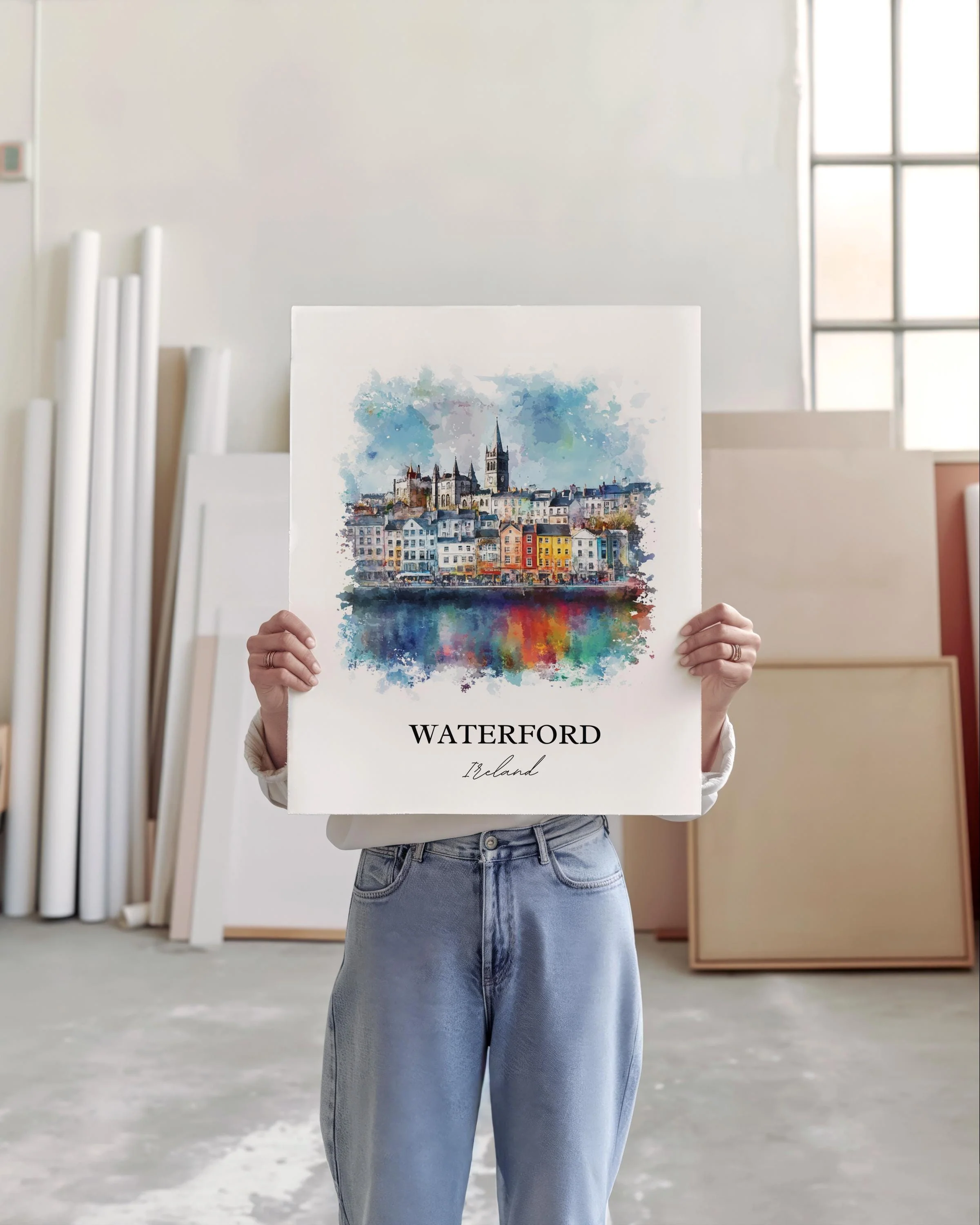 Waterford, Ireland – Watercolor Art Print - Image 5