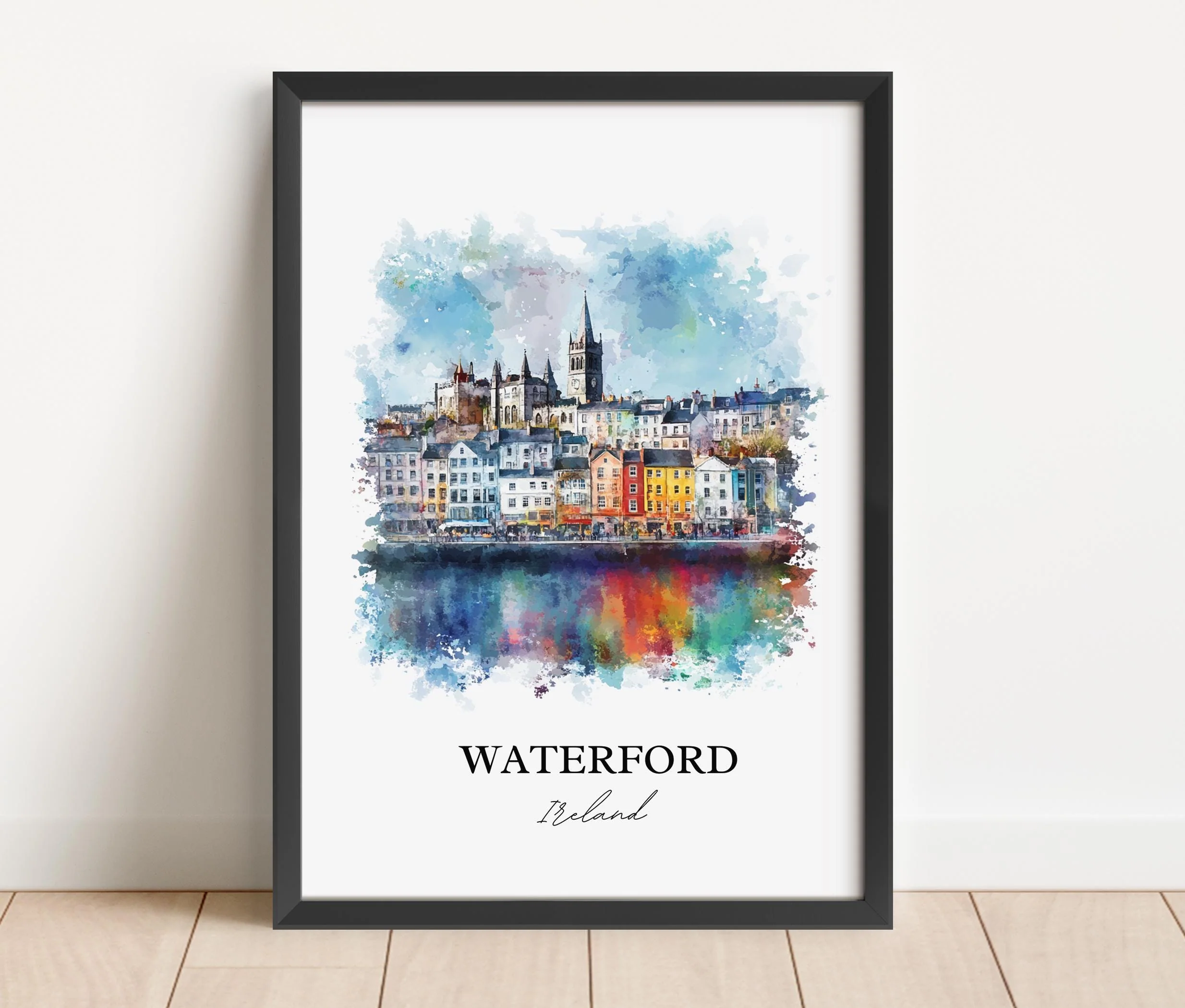 Waterford, Ireland – Watercolor Art Print - Image 6