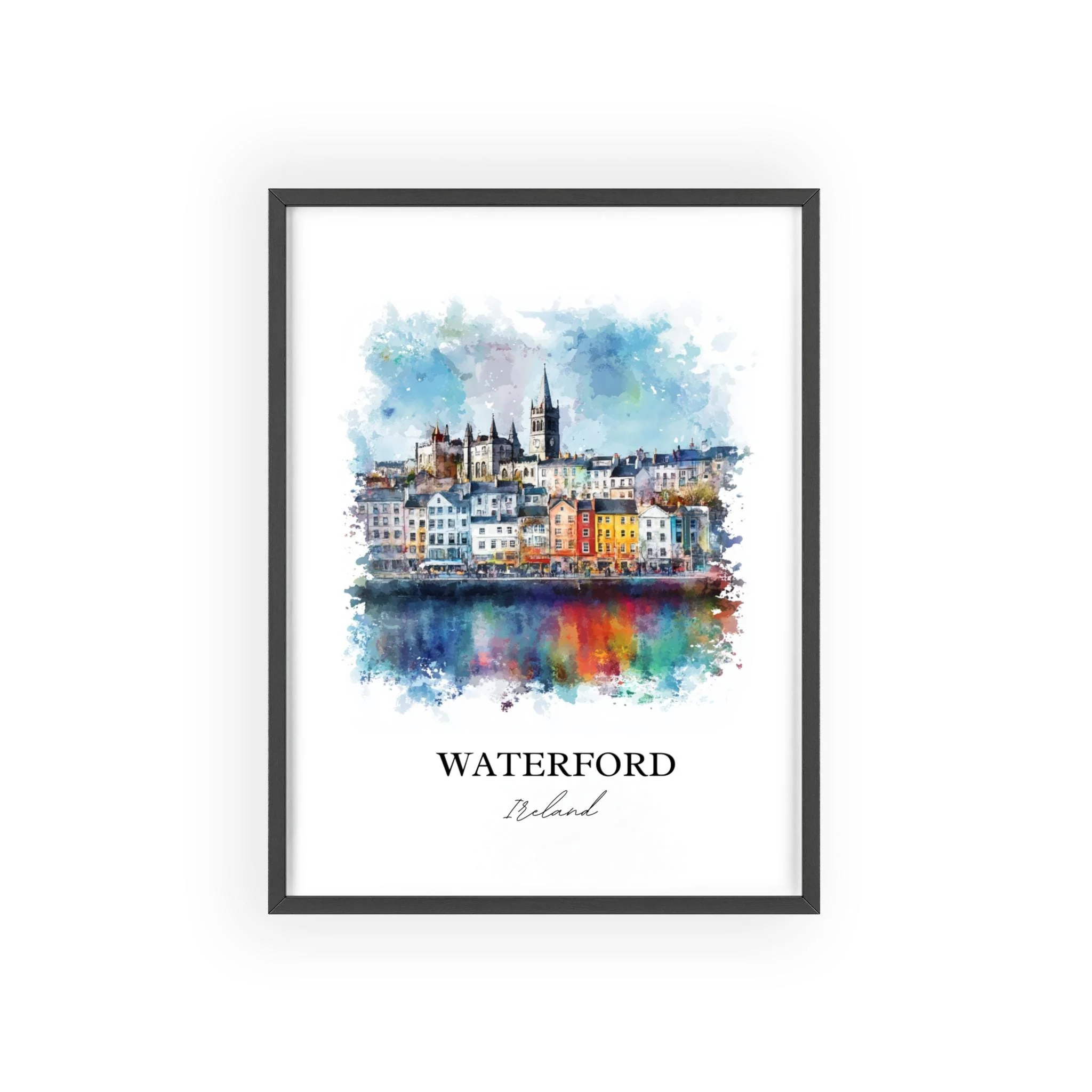 Waterford, Ireland – Watercolor Art Print - Image 7