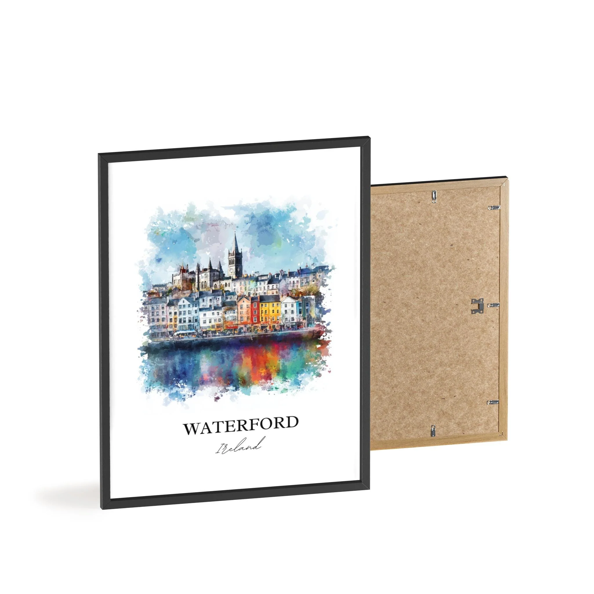 Waterford, Ireland – Watercolor Art Print - Image 8