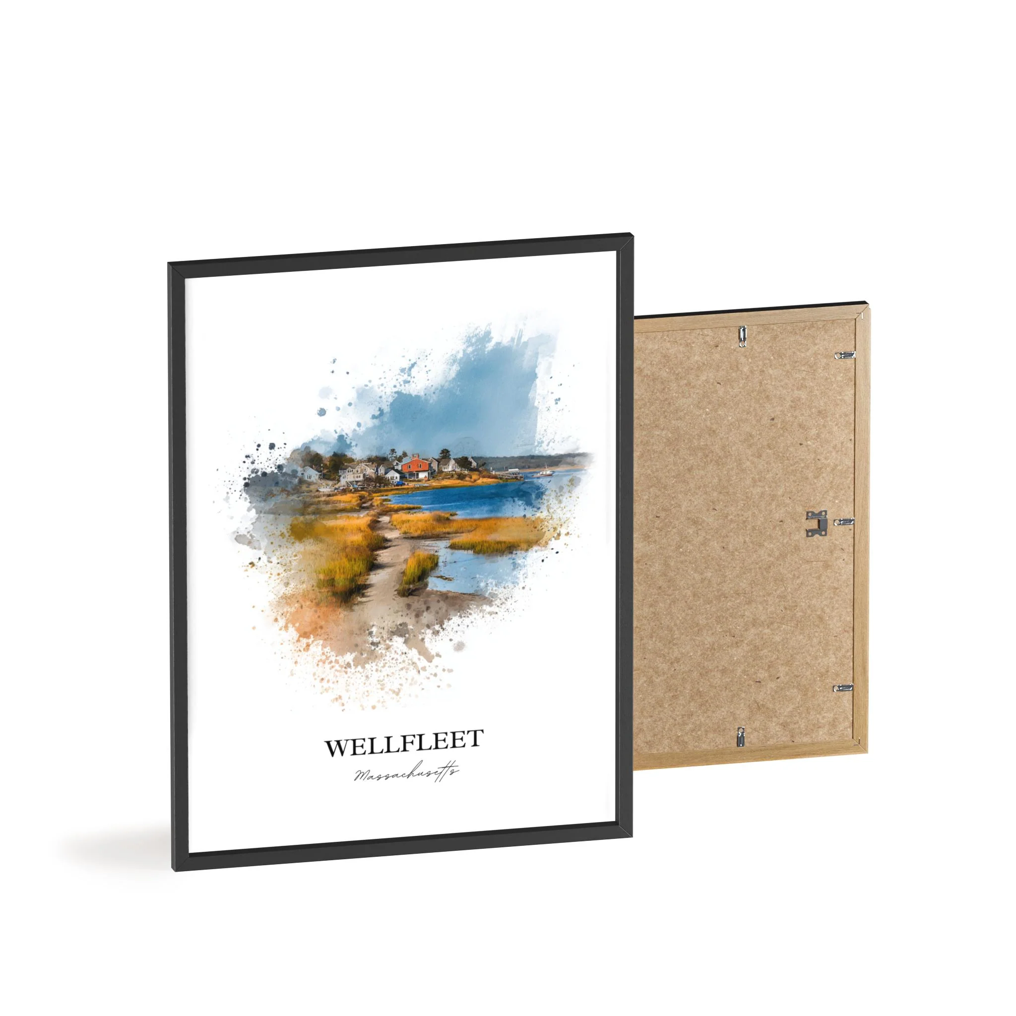 Wellfleet, Massachusetts – Watercolor Art Print - Image 9