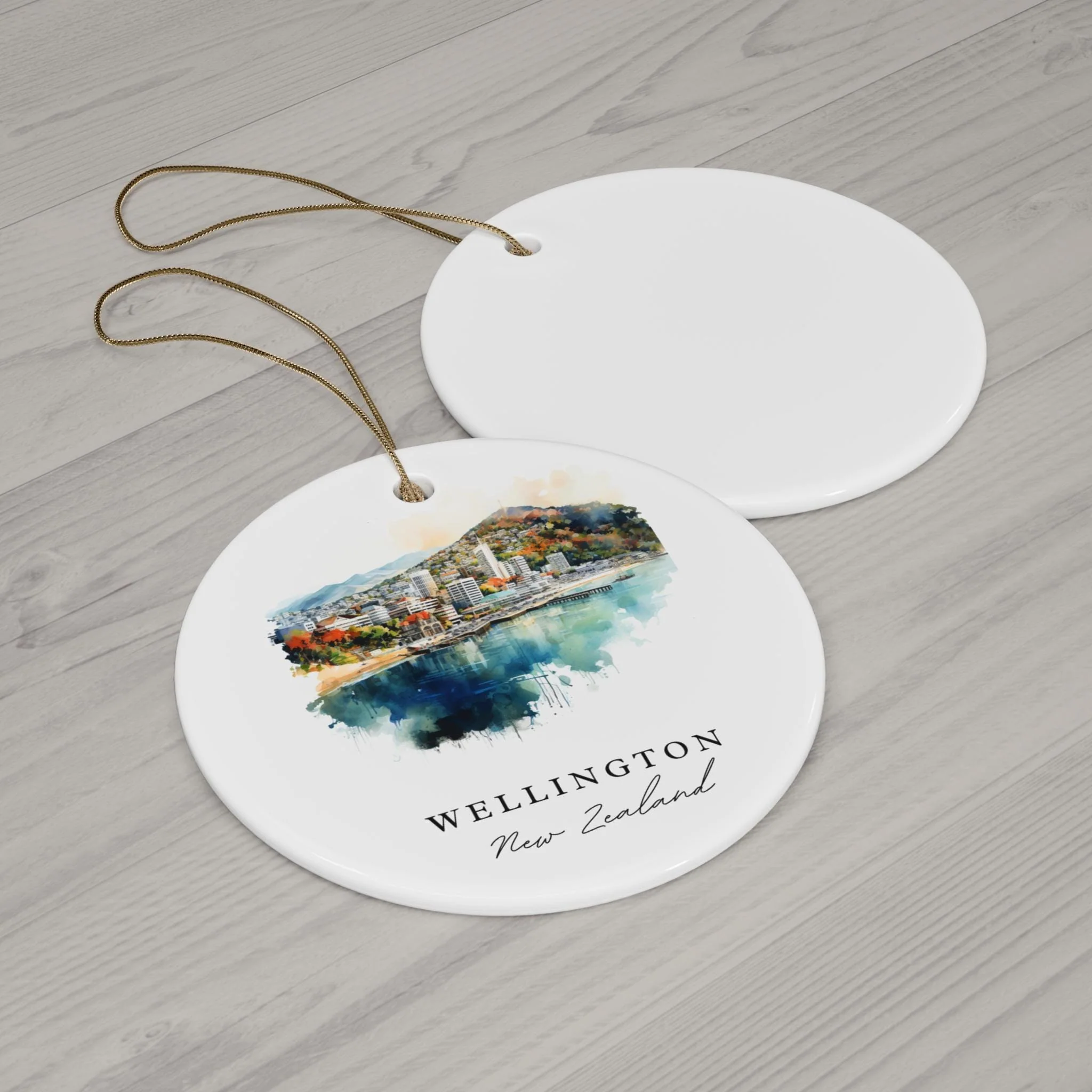 Wellington NZ Ornament: Unique Wellington Souvenir, Wellington New Zealand Xmas Decor, and Authentic Wellington NZ Christmas Gift - Image 2