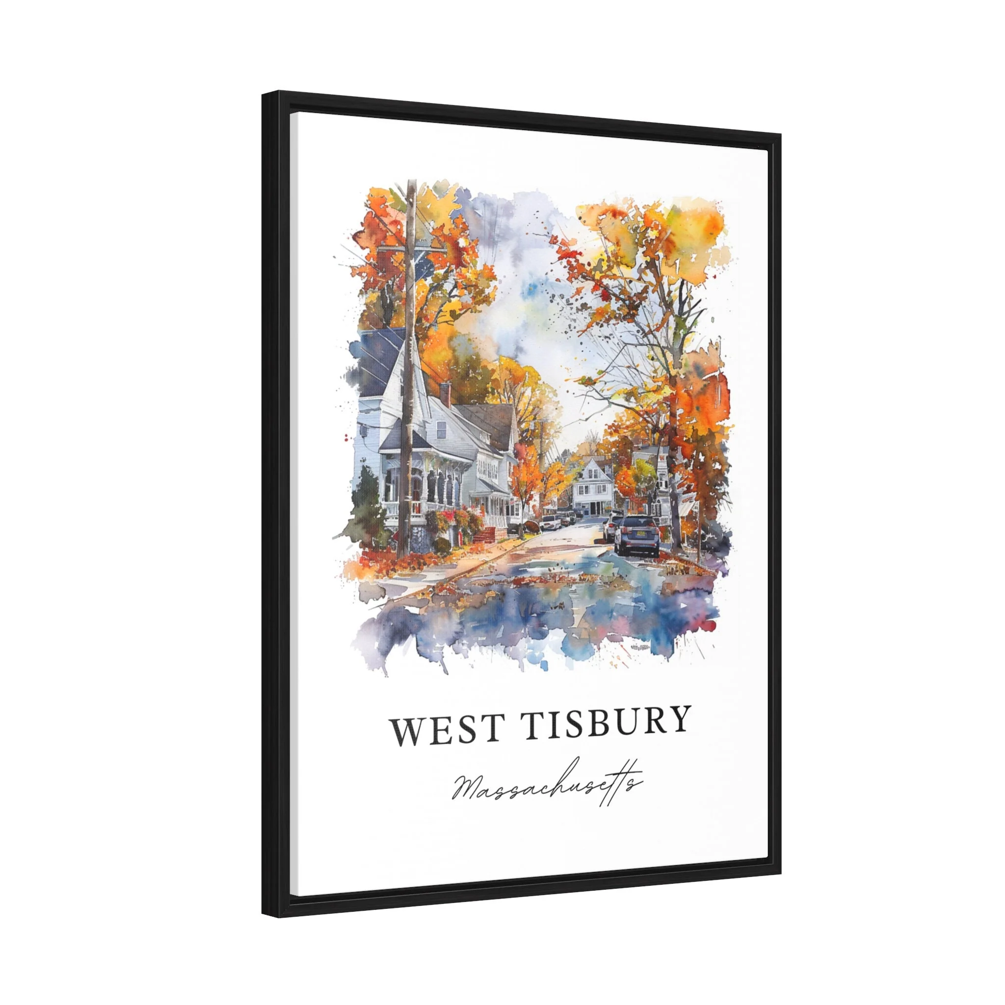 West Tisbury, USA – Watercolor Art Print - Image 6