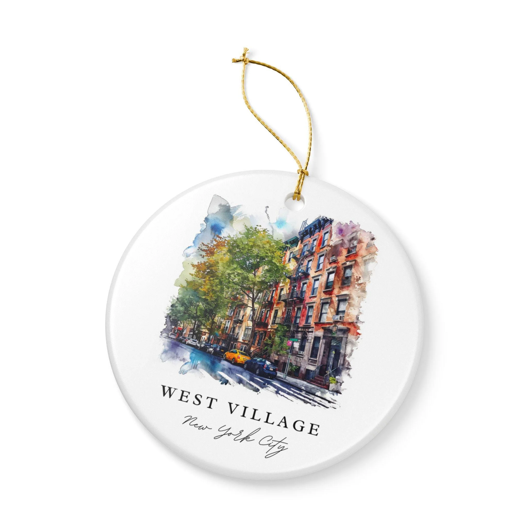West Village Ornament: Unique West Village NYC Souvenir, Manhattan Xmas Decor, and Authentic Manhattan Gift - Image 4