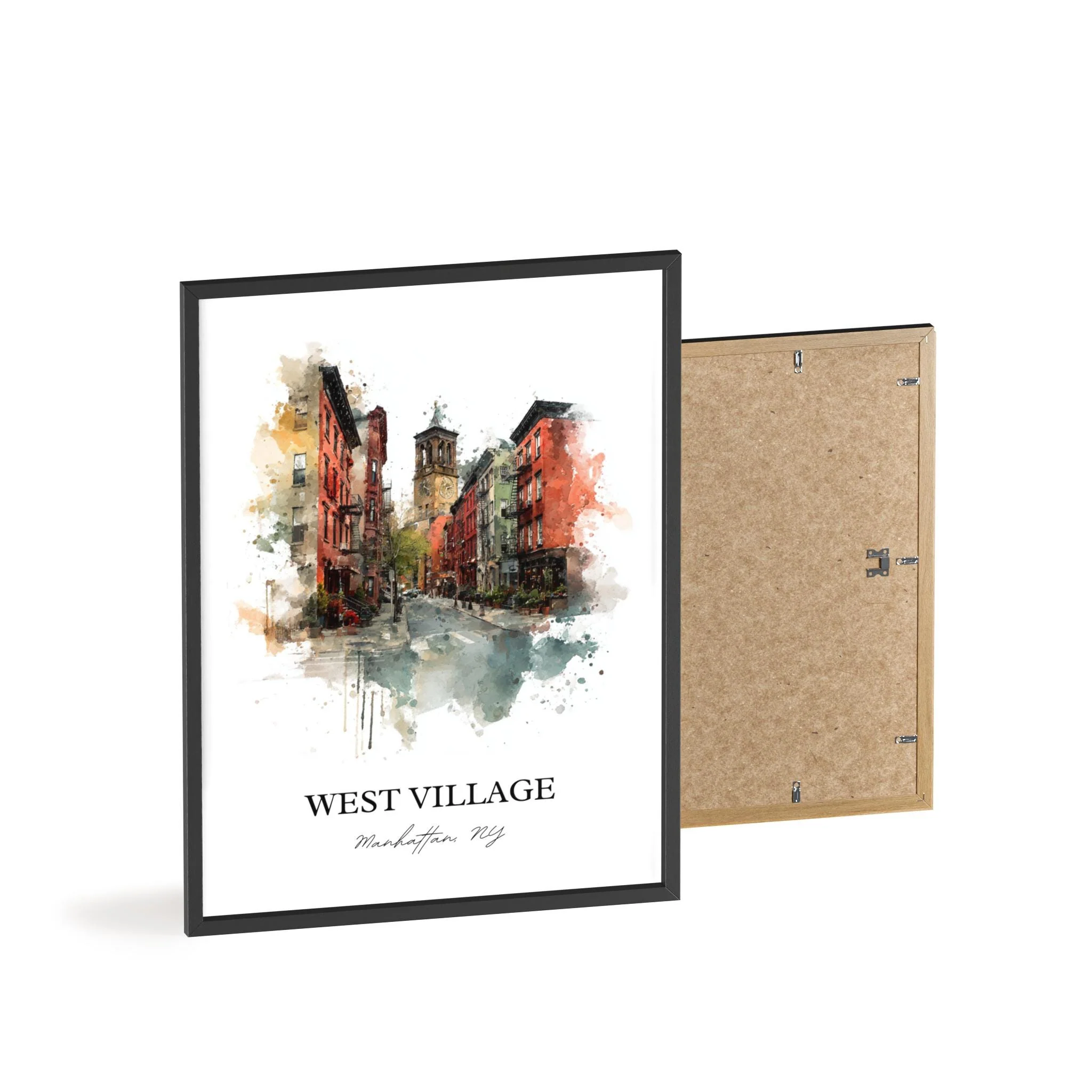 West Village, NYC – Watercolor Art Print - Image 10