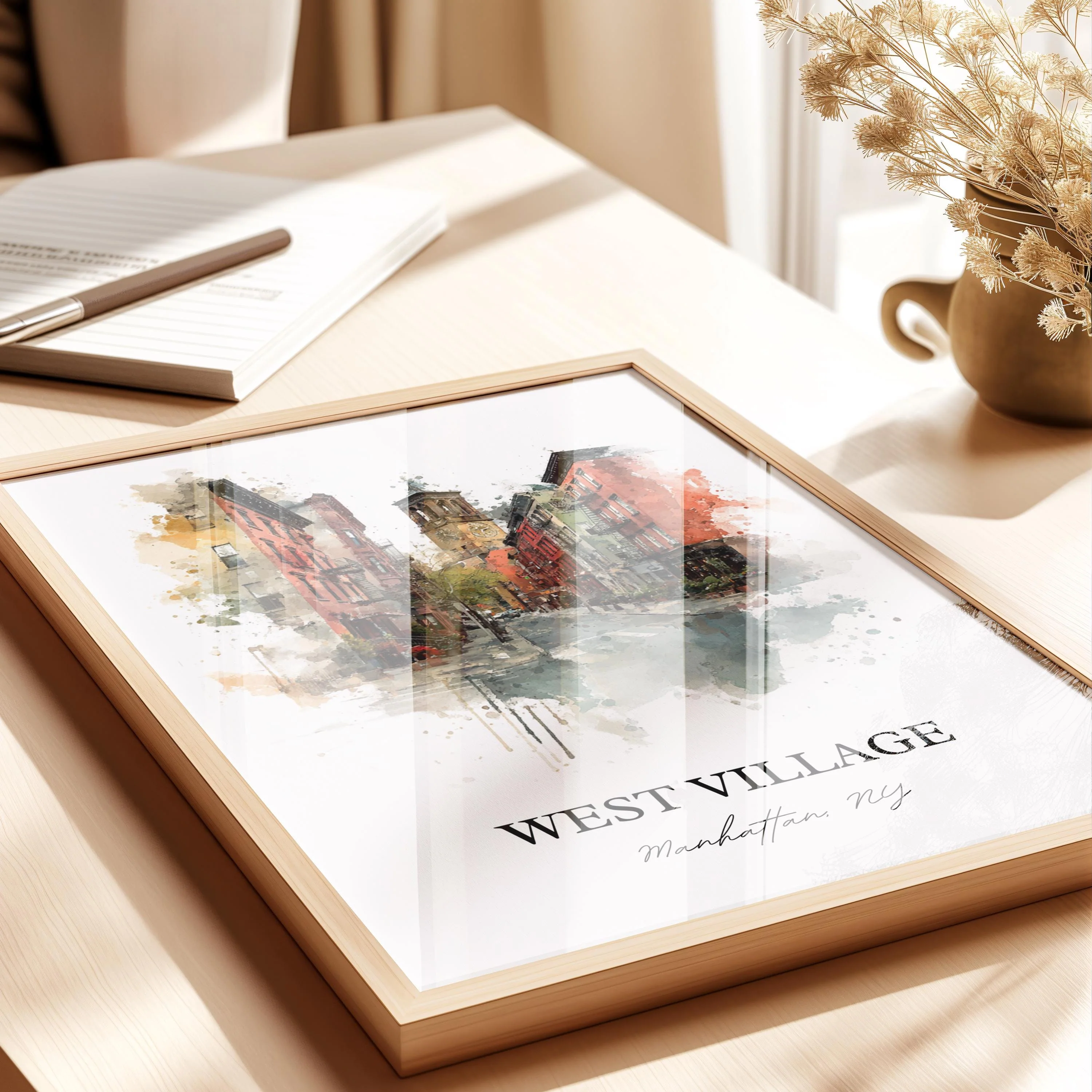 West Village, NYC – Watercolor Art Print - Image 4