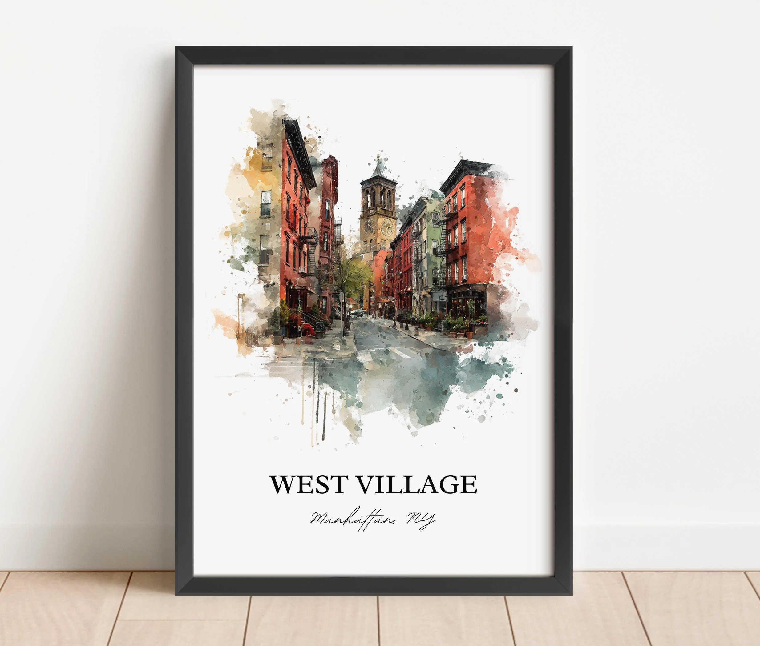West Village, NYC – Watercolor Art Print - Image 7