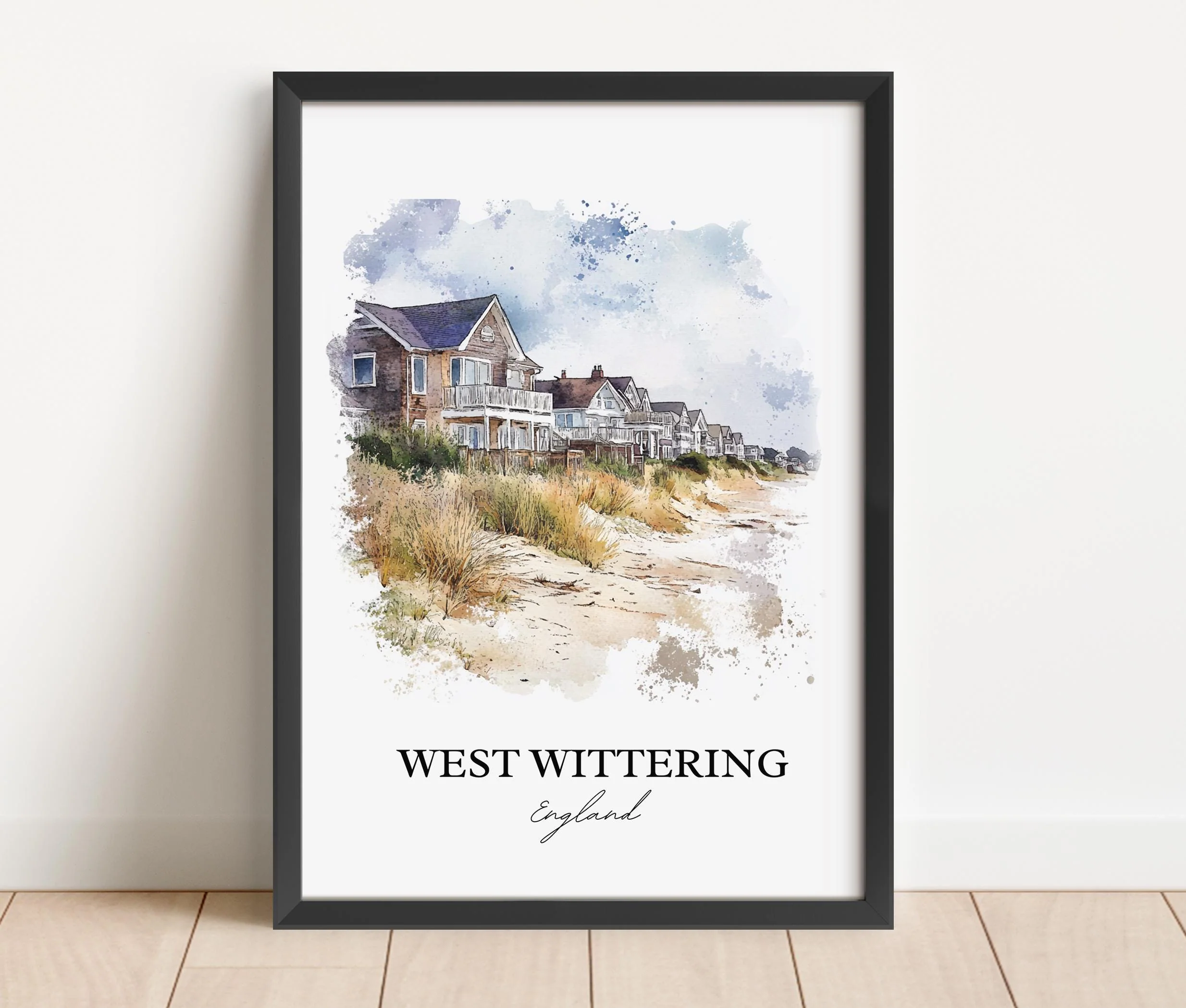 West Wittering, United Kingdom – Watercolor Art Print - Image 5