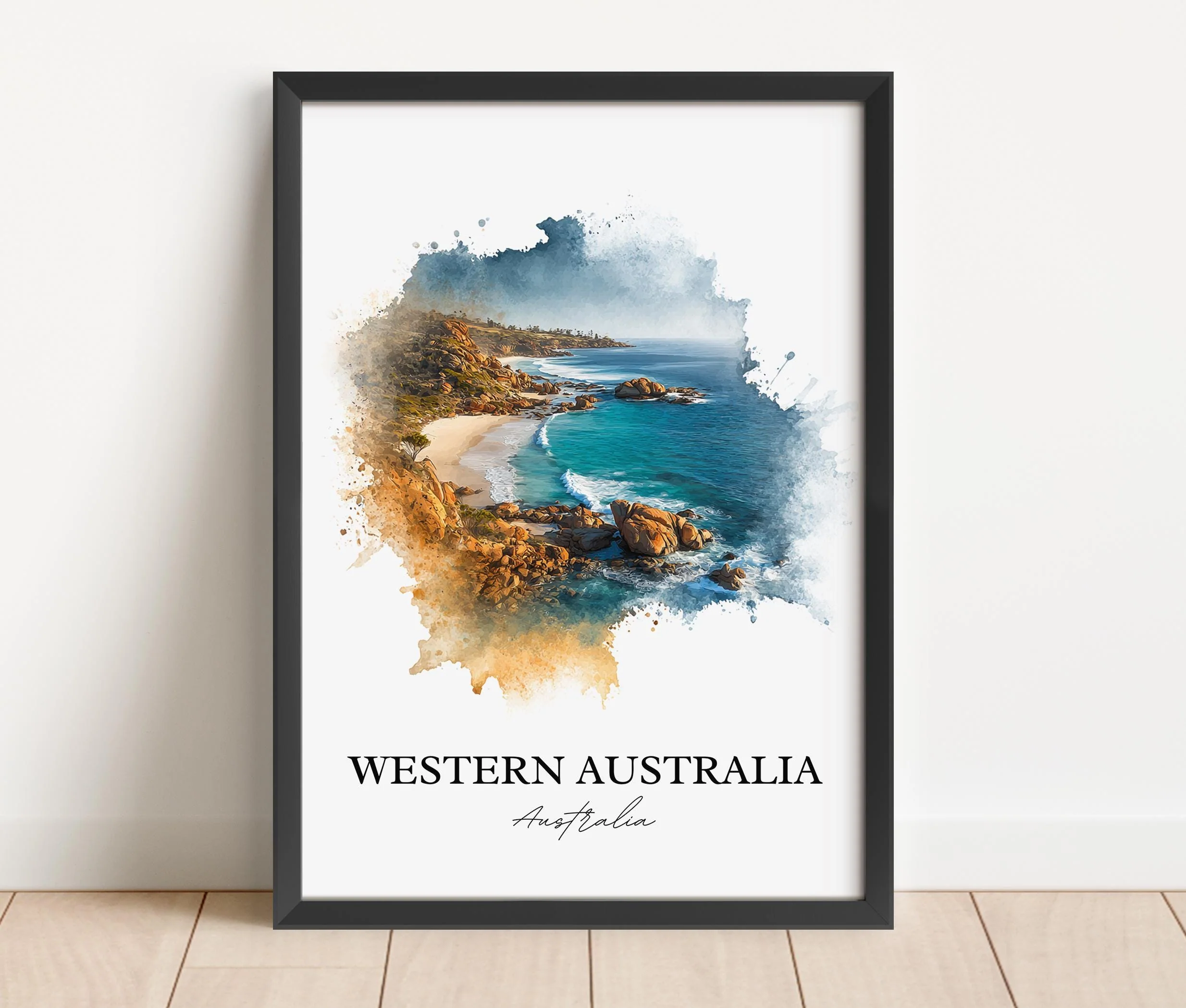 Western Australia, Australia – Watercolor Art Print - Image 4