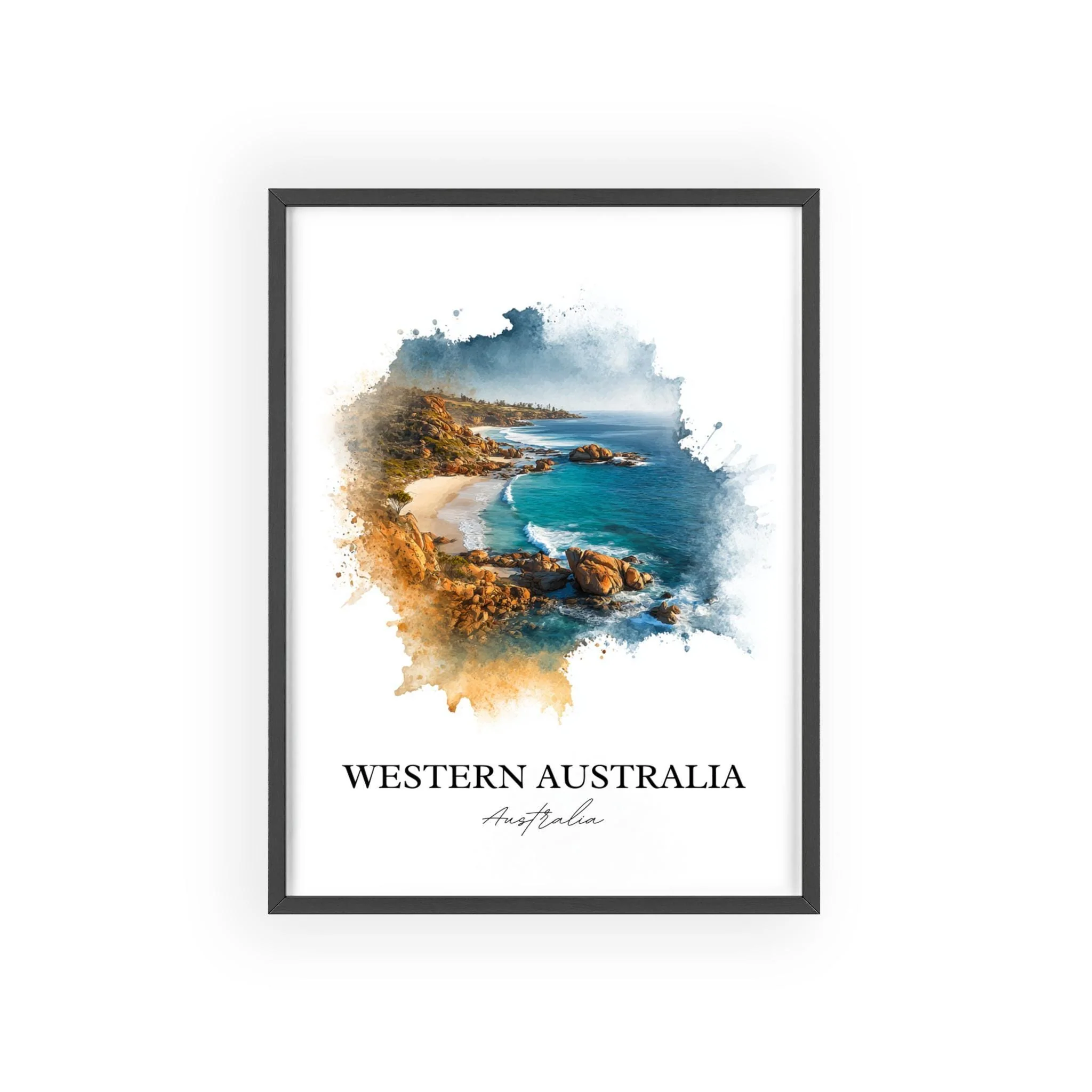 Western Australia, Australia – Watercolor Art Print - Image 7