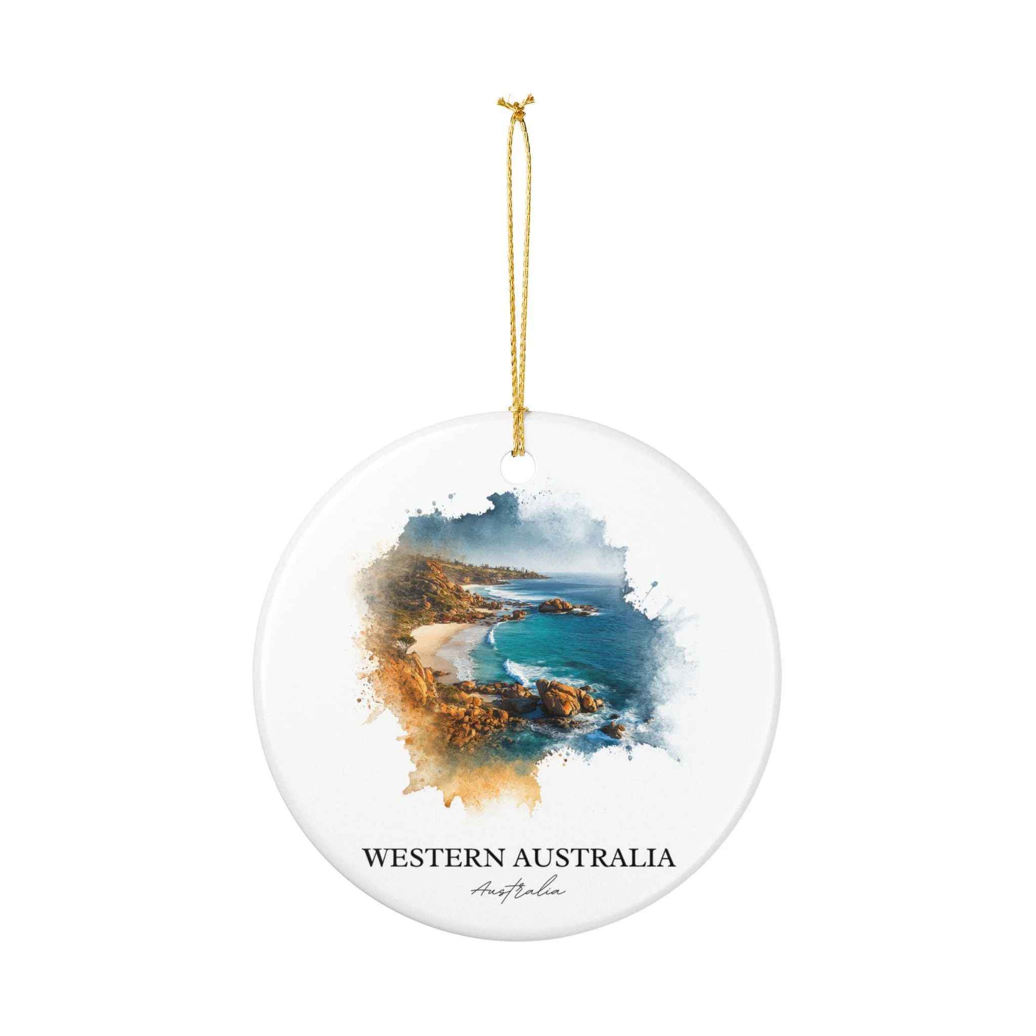 Western Australia Ornament: Unique Australia Souvenir, Australia Xmas Decor, and Authentic Western Australia Gift - Image 2
