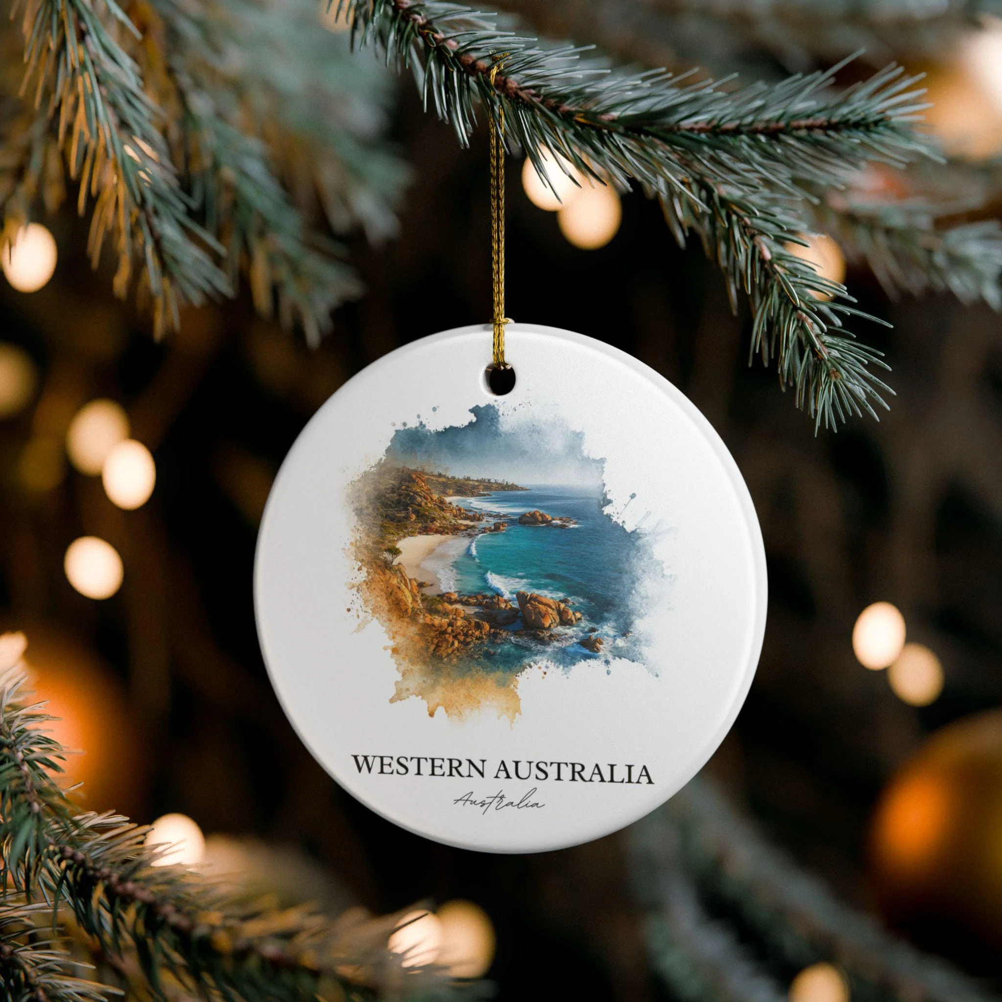 Western Australia Ornament: Unique Australia Souvenir, Australia Xmas Decor, and Authentic Western Australia Gift - Image 4