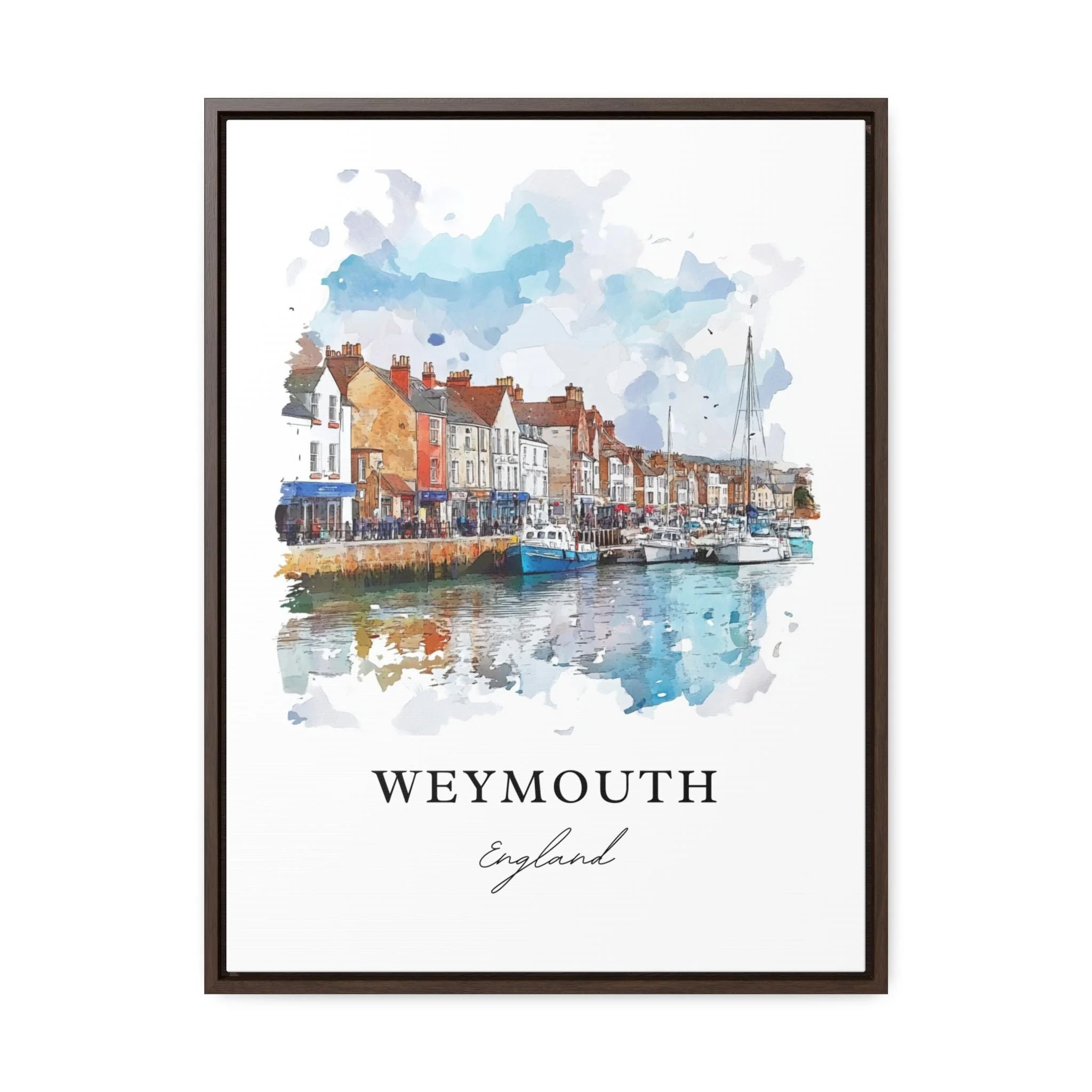 Weymouth, England – Watercolor Art Print - Image 6