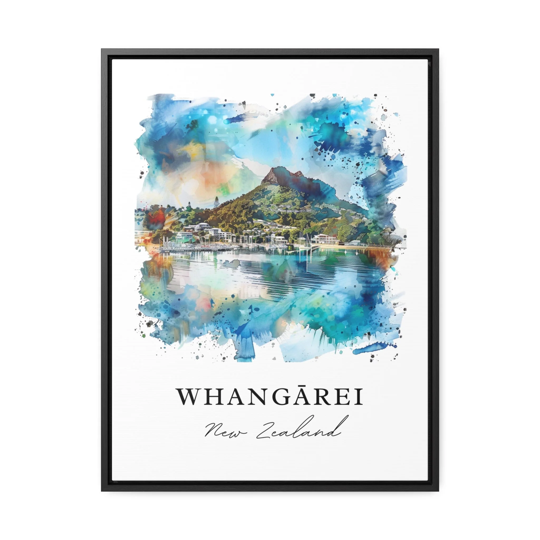 Whangarei, New Zealand – Watercolor Art Print - Image 5