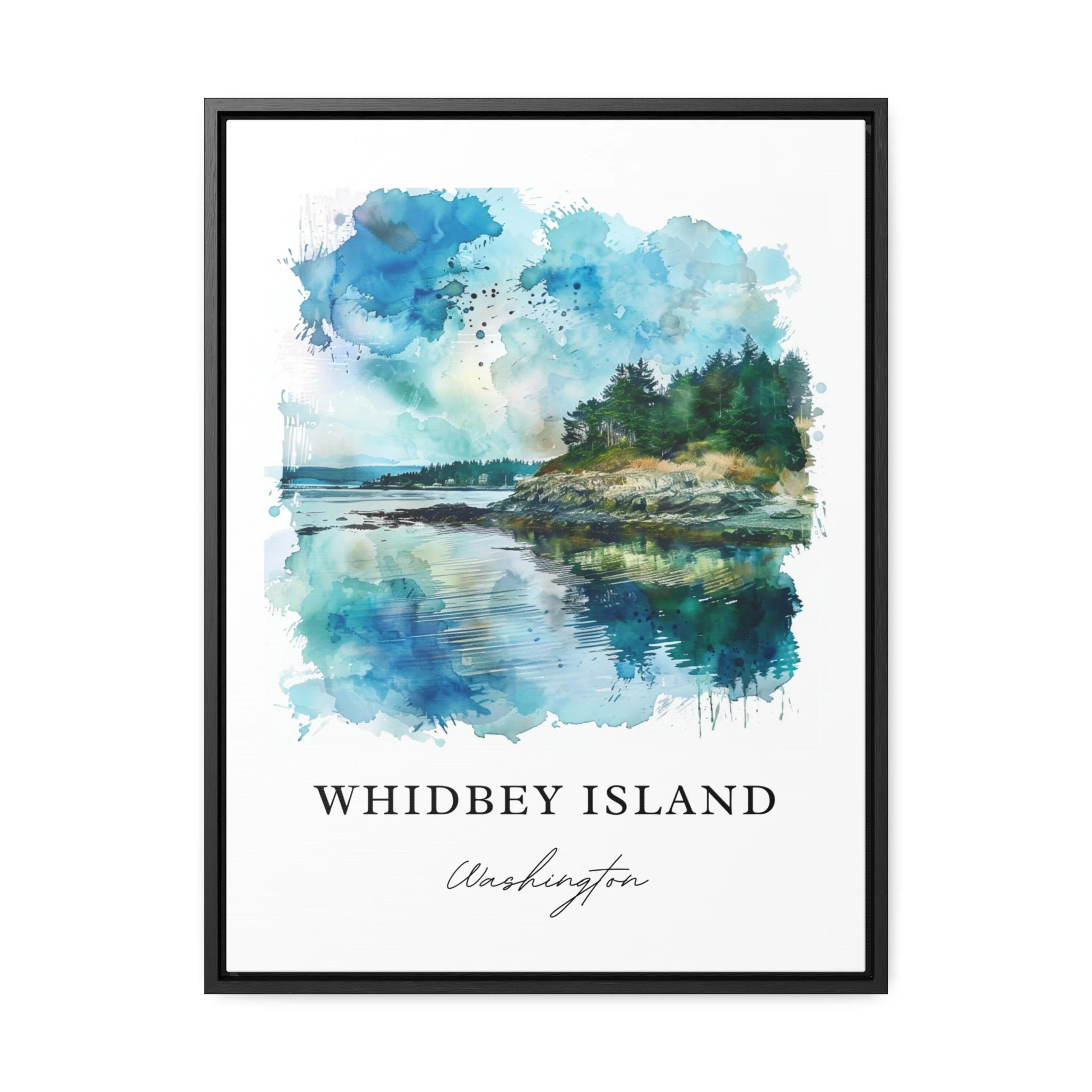 Whidbey Island, USA – Watercolor Art Print - Image 5