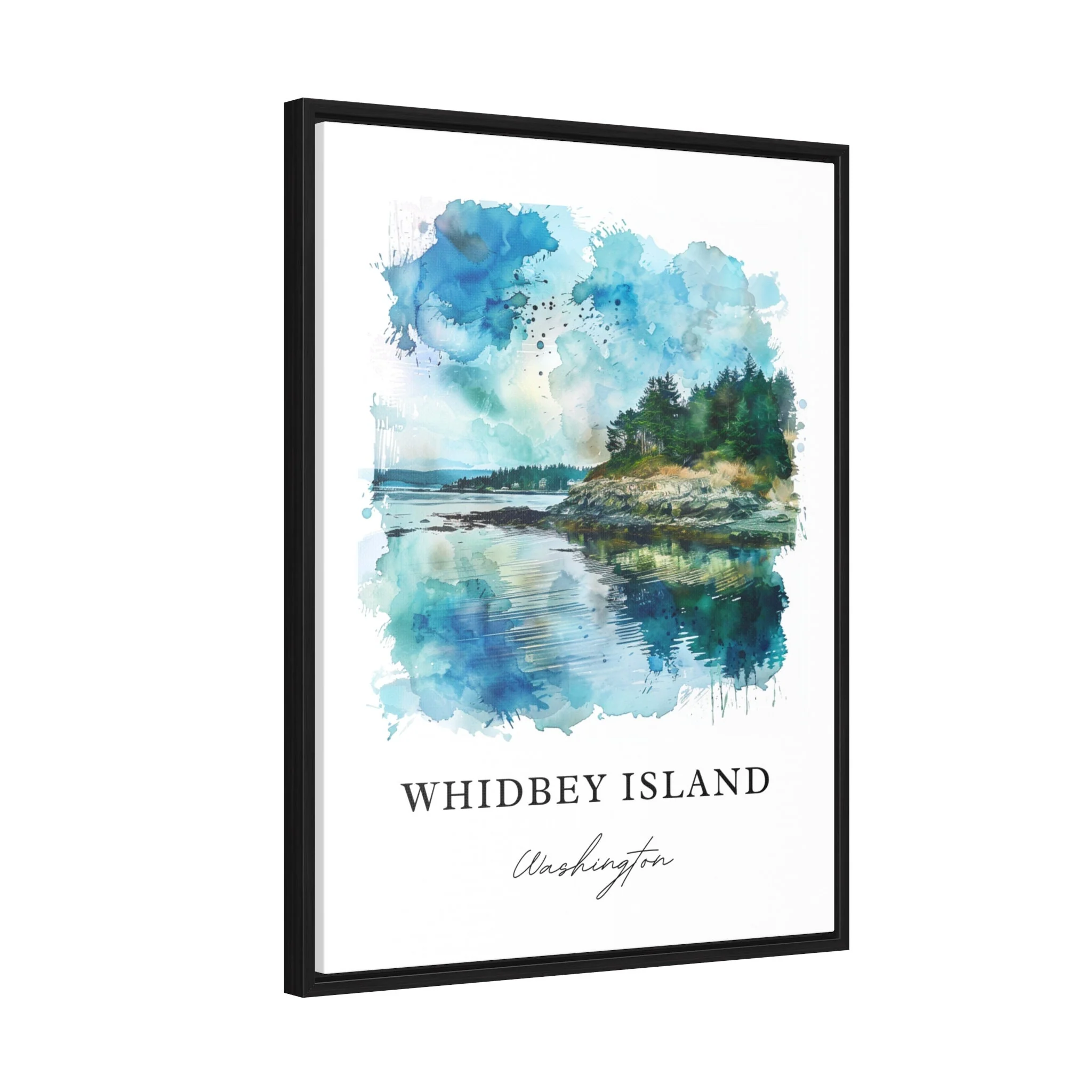 Whidbey Island, USA – Watercolor Art Print - Image 6