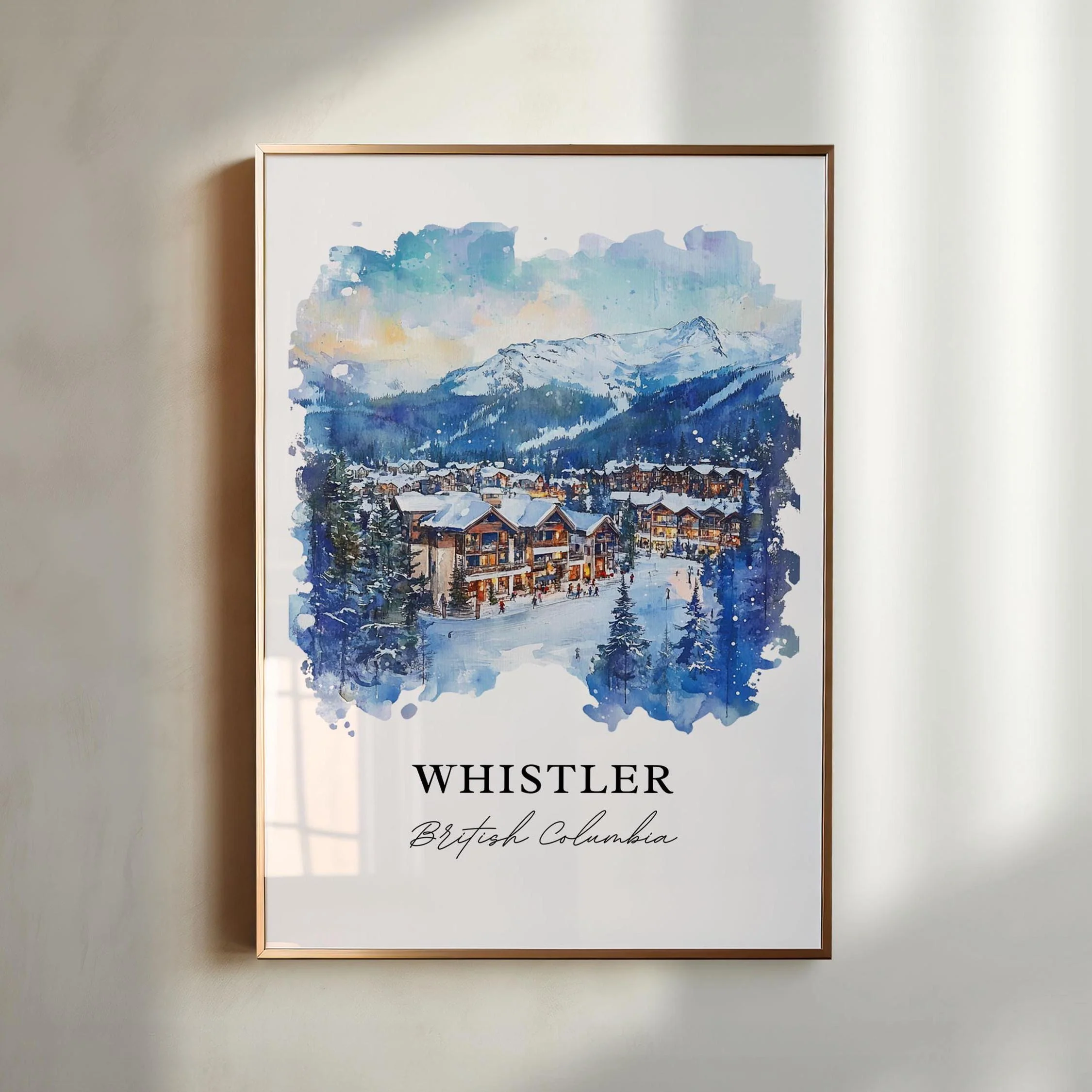 Whistler, Canada – Watercolor Art Print